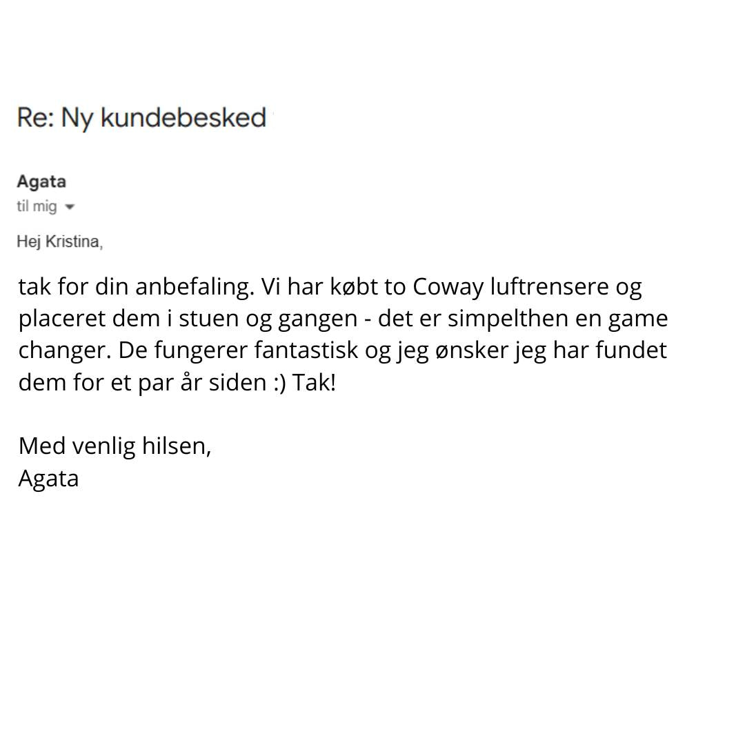 Luftrenser med HEPA filter 0-104 m2 - bedst i test