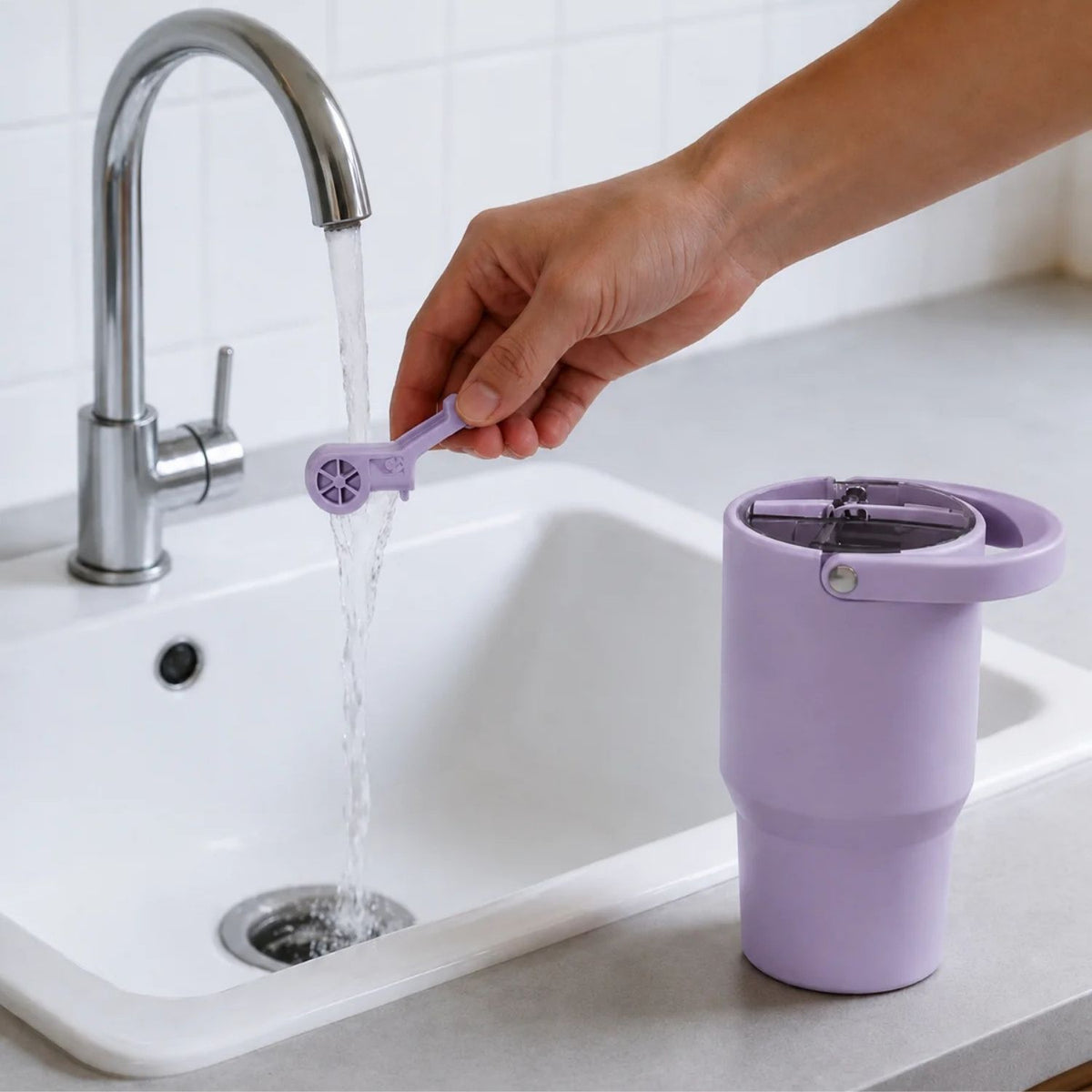AQWA Go Termokop – BPA-fri & testet til fødevarekontakt – Lavendel 600 ml