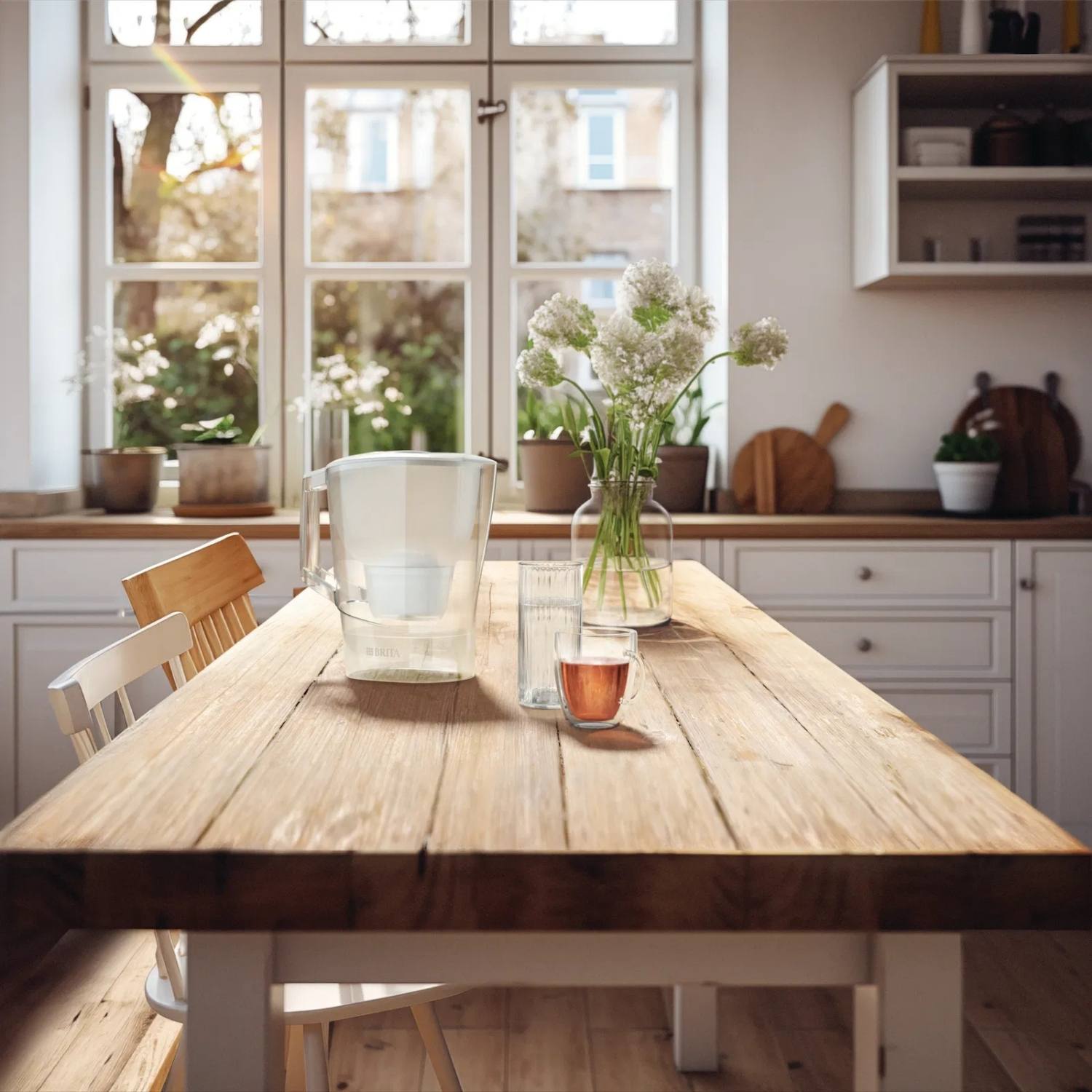 Brita Aluna Kande Vandfilter Hvid