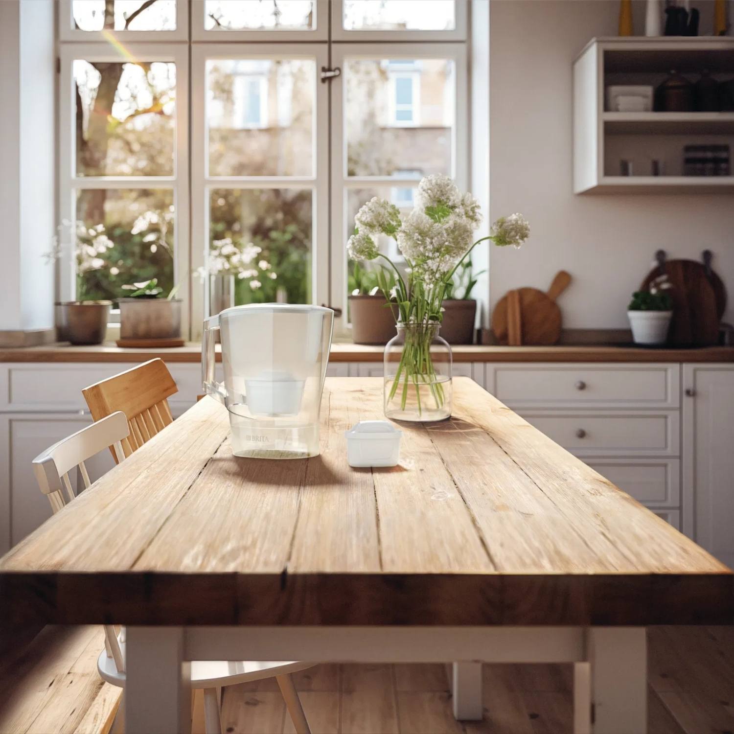 Brita Aluna Kande Vandfilter Hvid