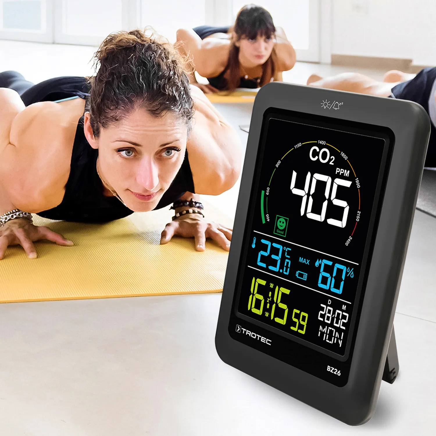 CO2 luftkvalitetsmåler Trotec - mål dit indeklima