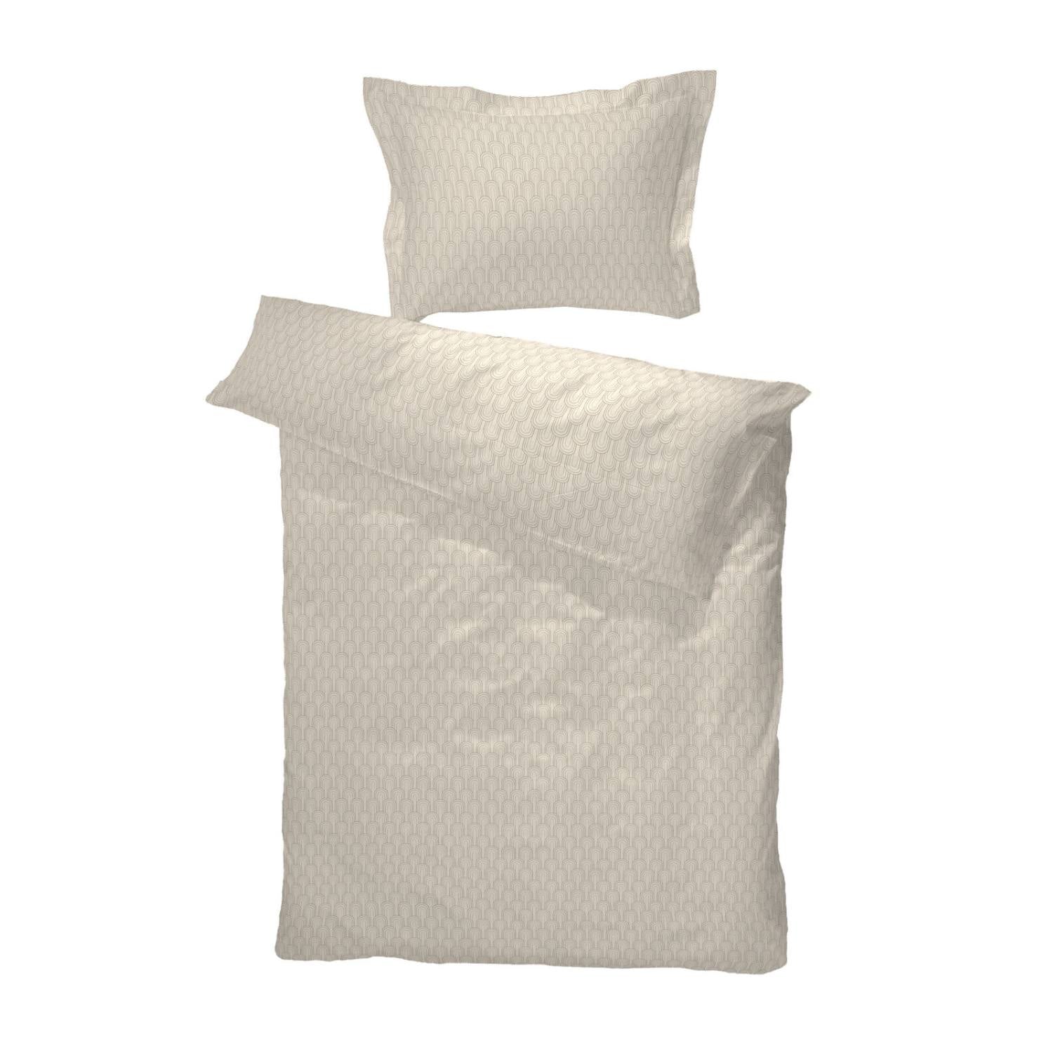 OUTLET: Allergivenligt sengetøj Betty Beige (høj TC - 400) - 140x200