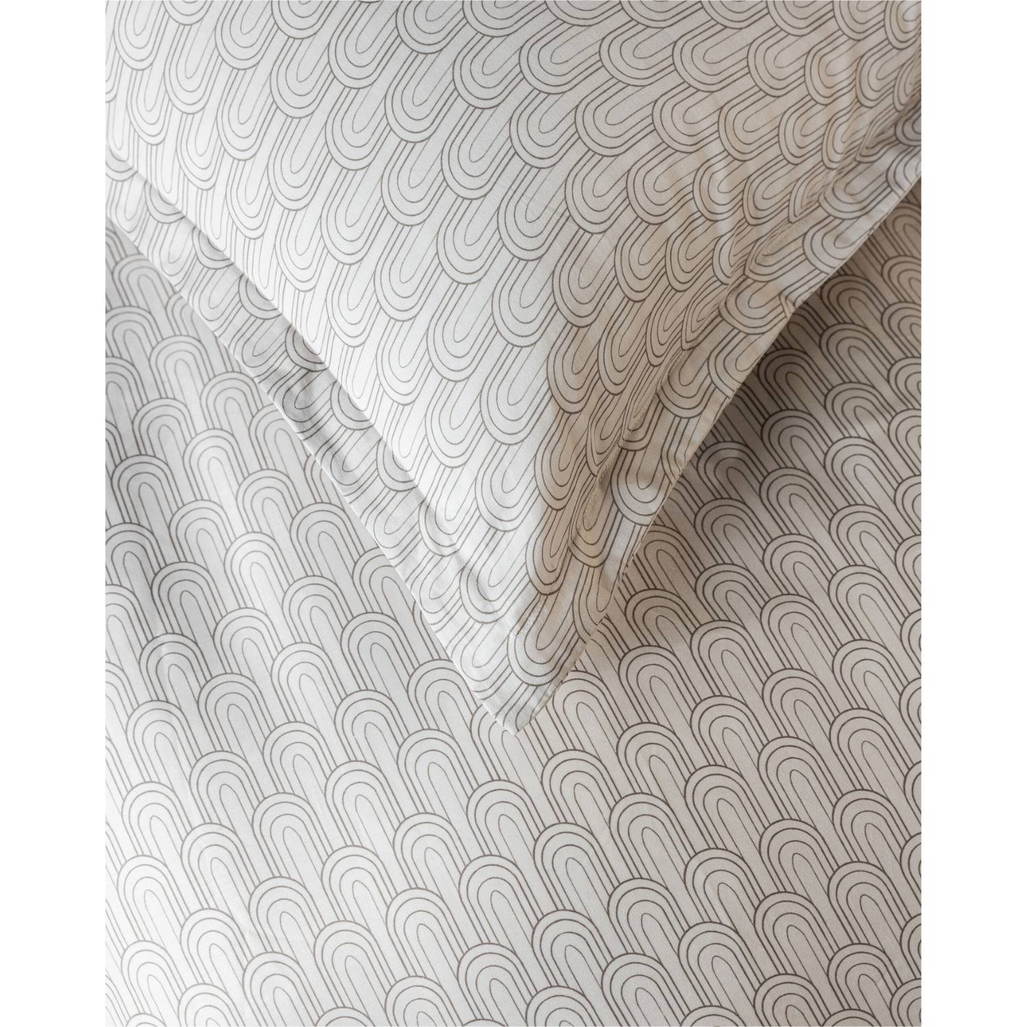 OUTLET: Allergivenligt sengetøj Betty Beige (høj TC - 400) - 140x200