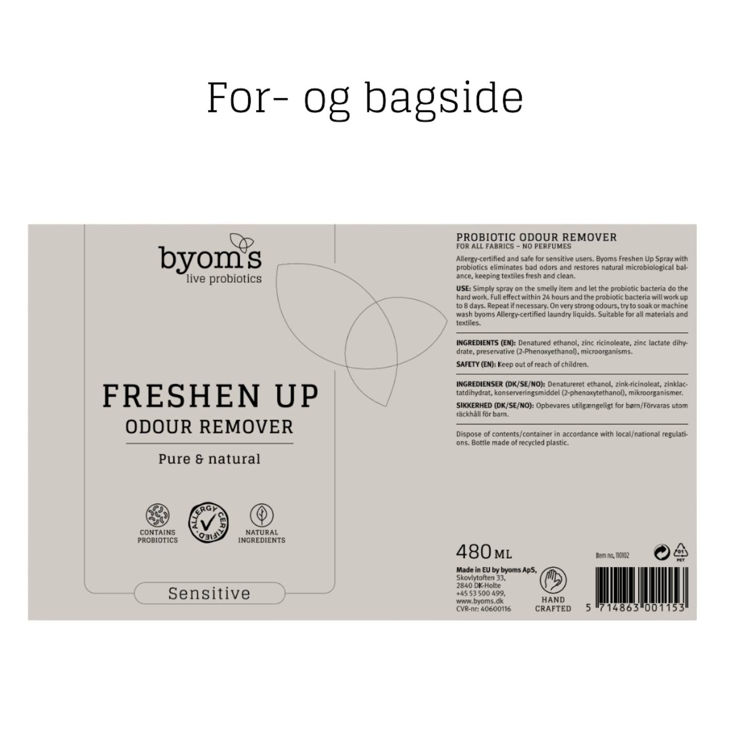 Lugtfjerner, Freshen Up Probiotic
