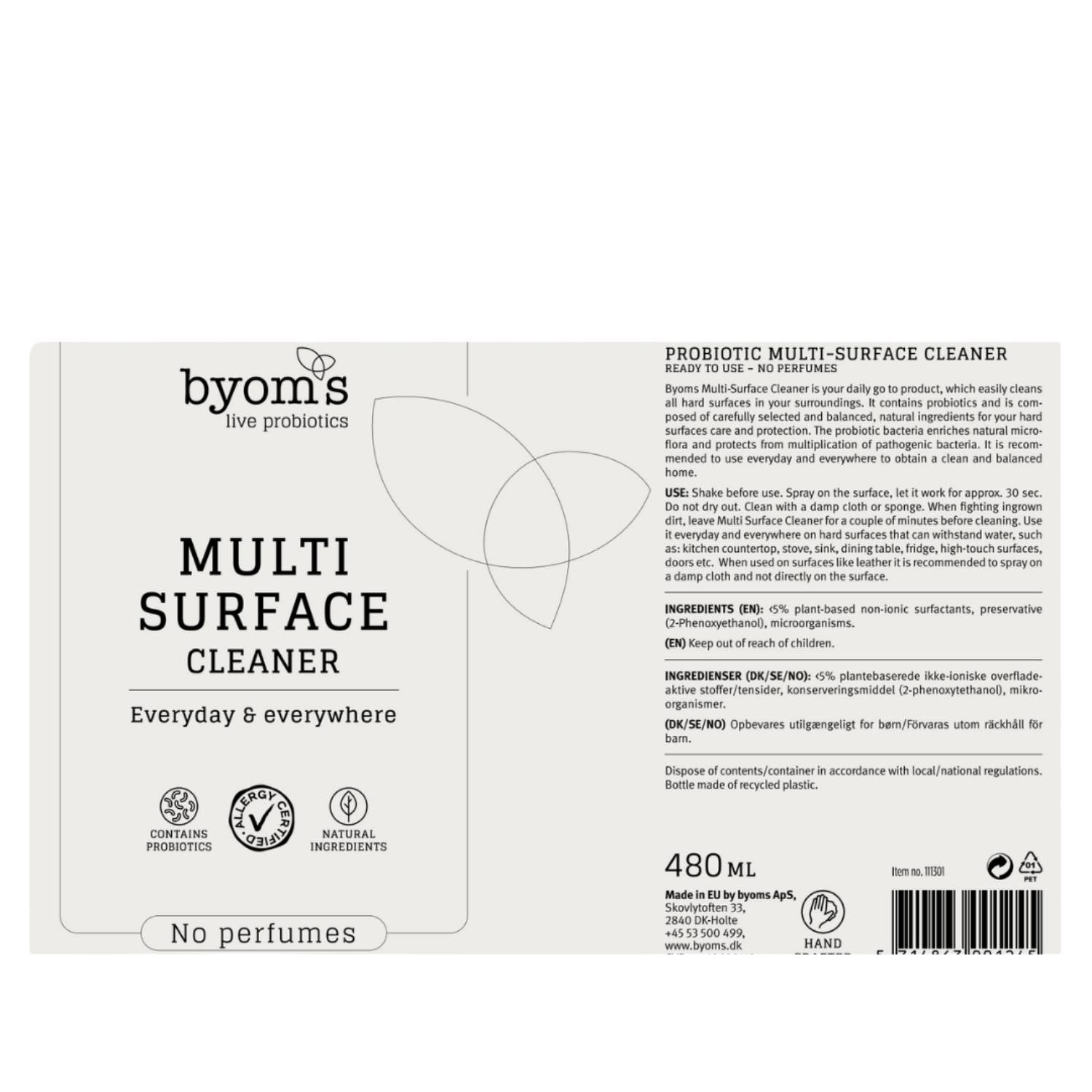 Multioverflade-rengøring - Universal Spray, Probiotic