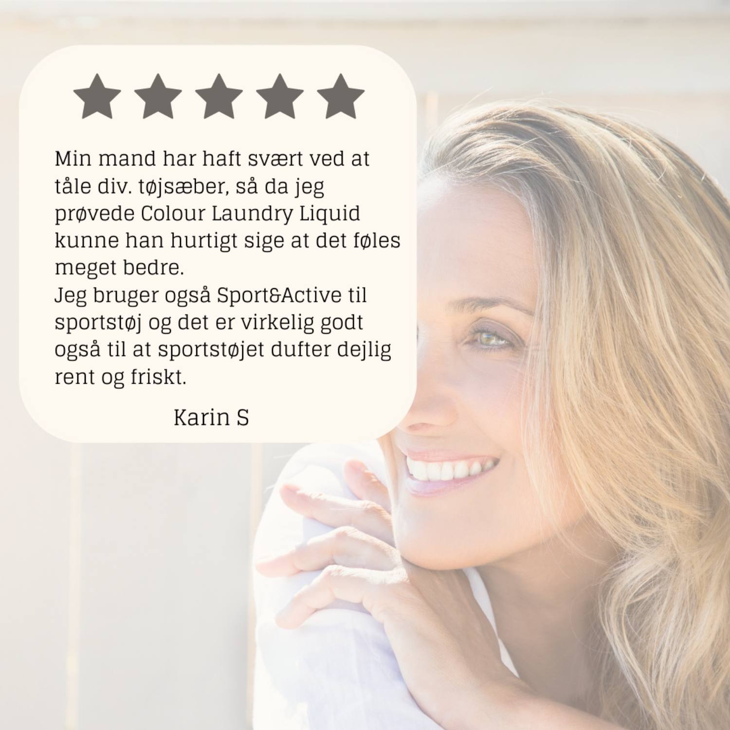 Vaskemiddel til dunprodukter samt uld og silke, probiotic