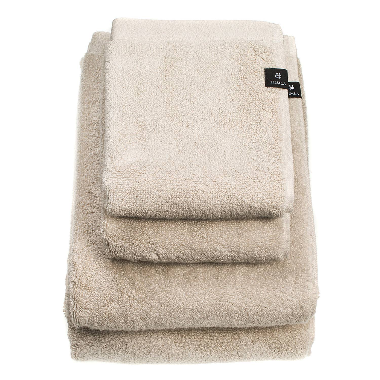 Hurtigtørrende, blødt håndklæde Økologisk Bomuld HIMLA Sart Rosa