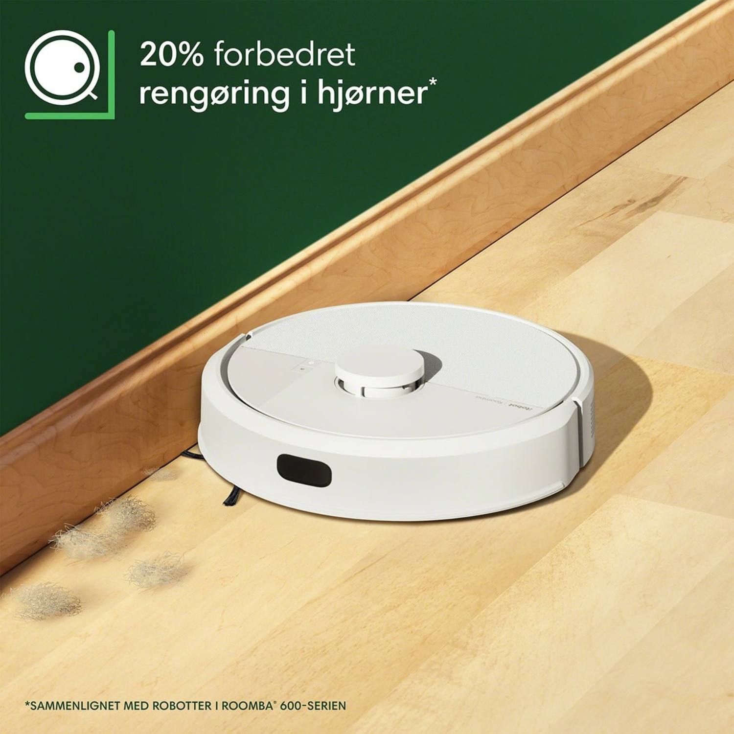IRobot Roomba Combo 105+ med AutoDock Hvid
