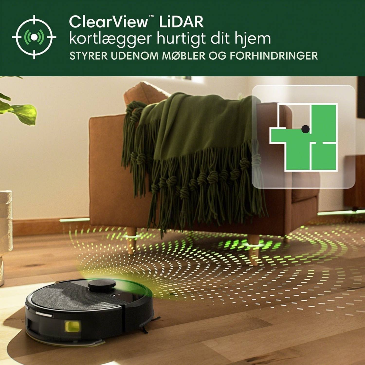 IRobot Roomba Combo 105+ med AutoDock Sort