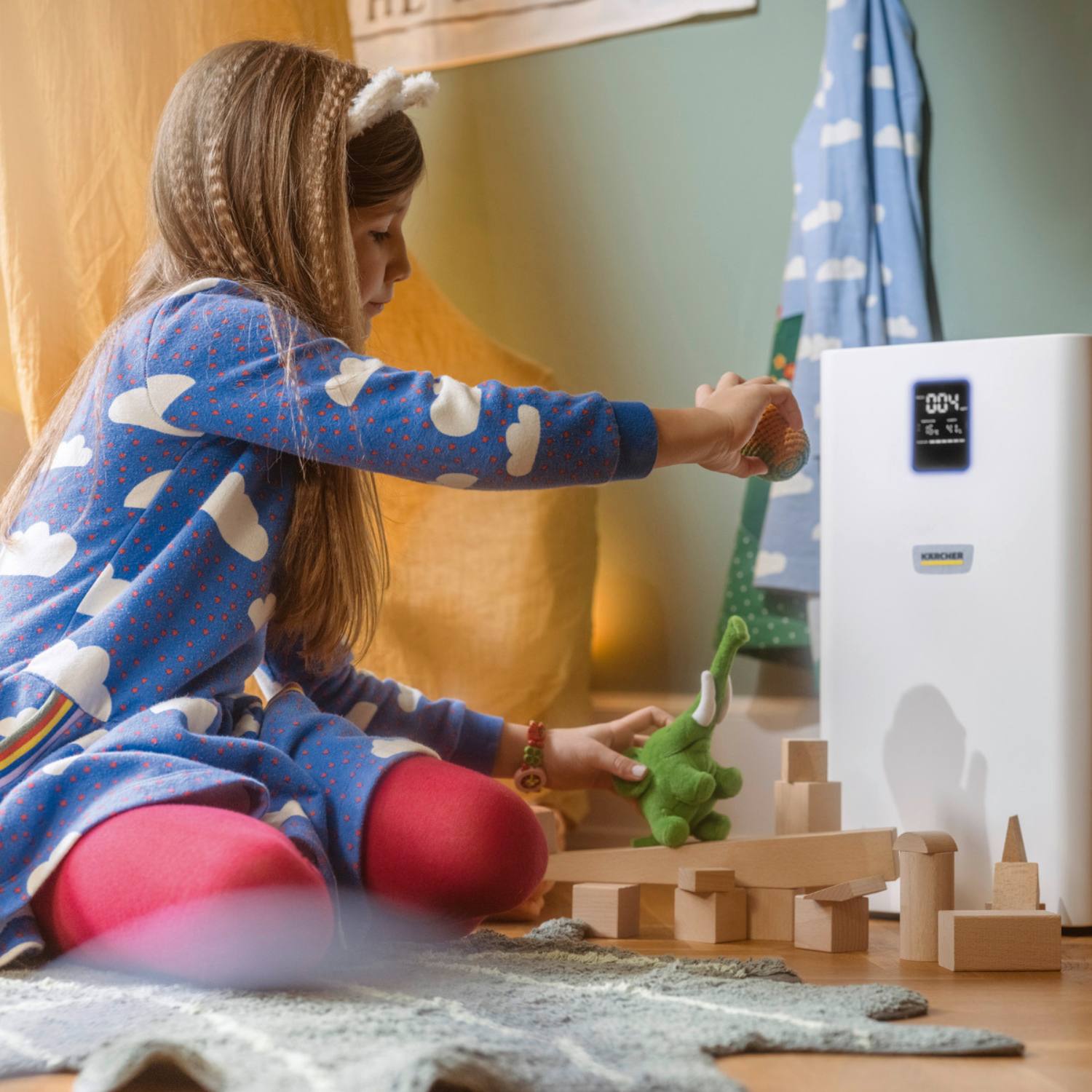 Luftrenser med HEPA filter 0-60 m2