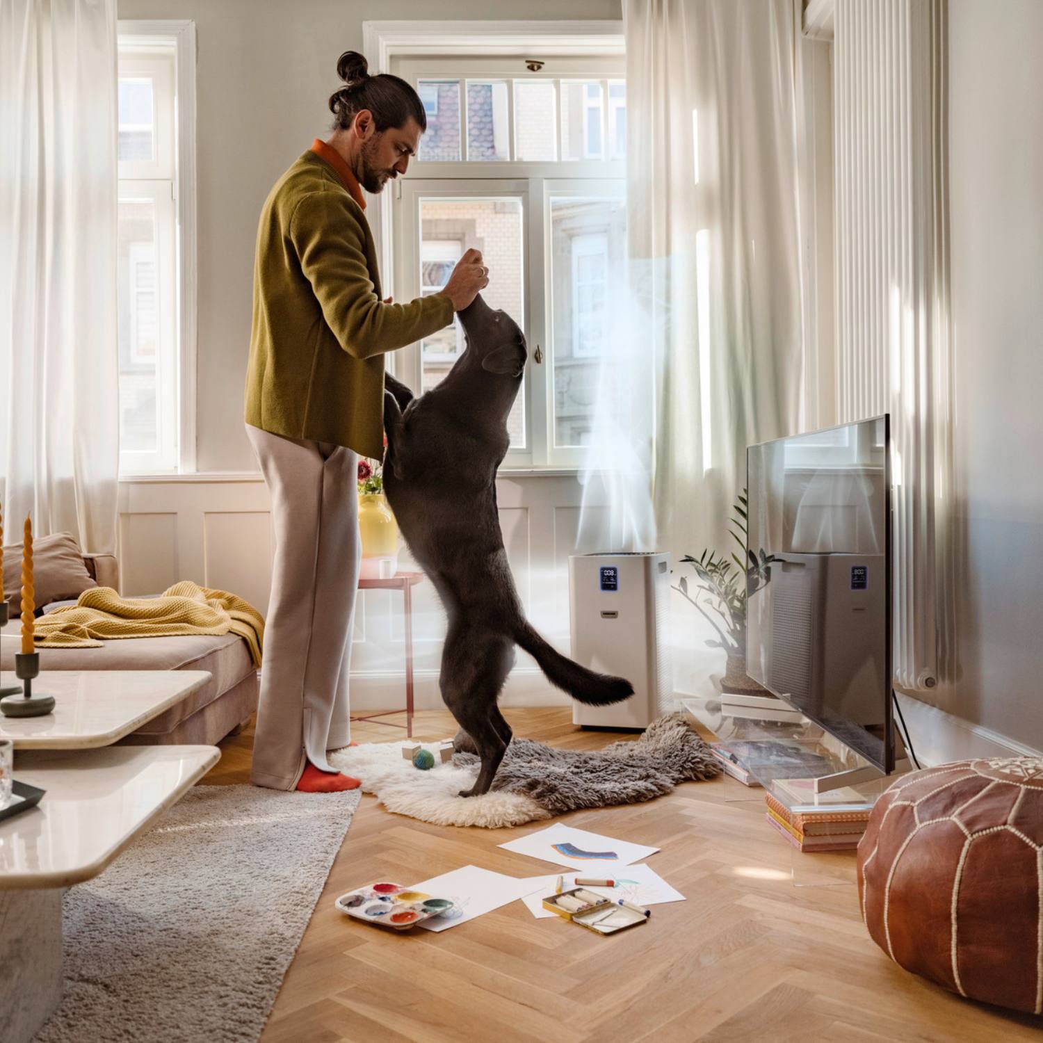 Luftrenser med HEPA filter 0-65 m2