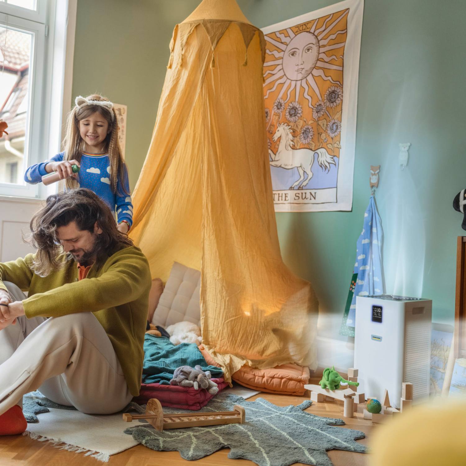 Luftrenser med HEPA filter 0-65 m2