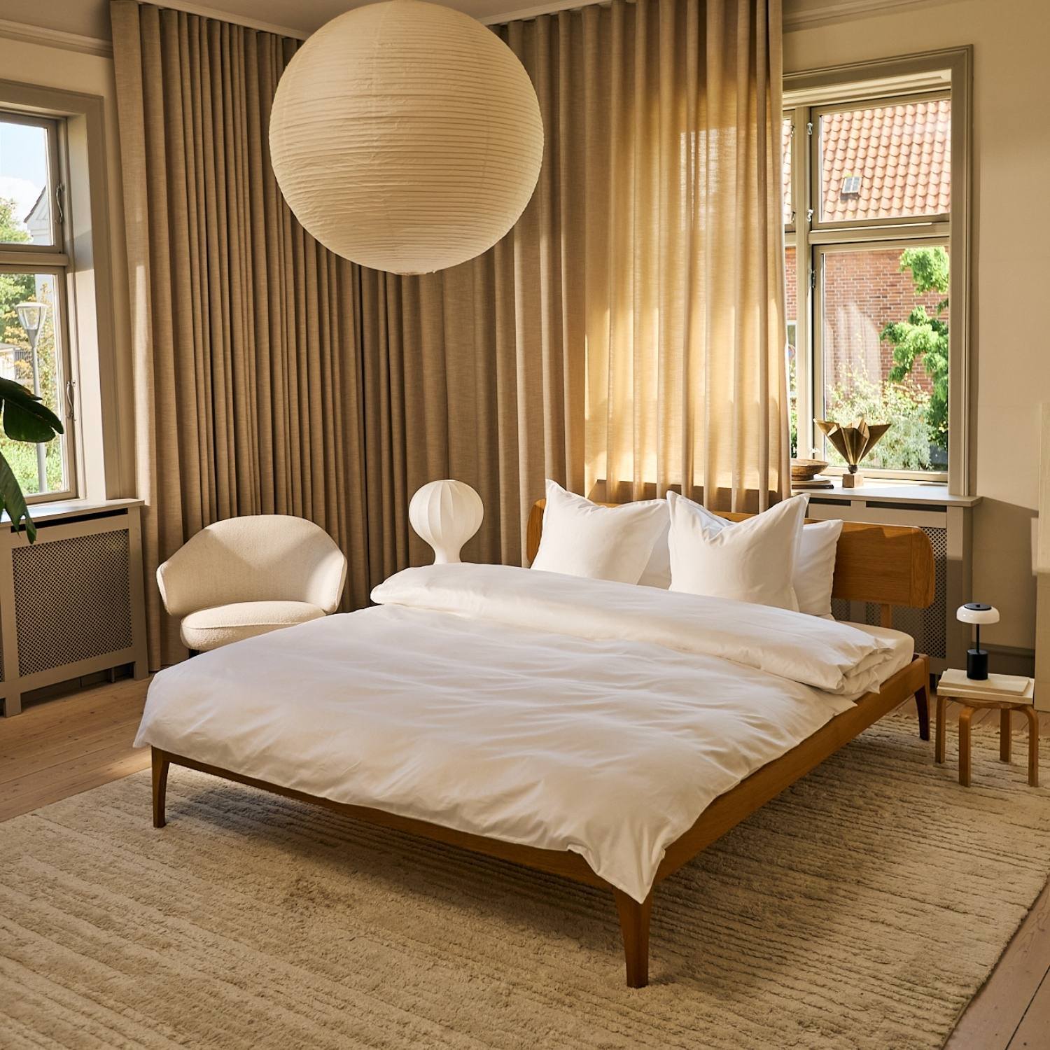 Allergivenligt sengetøj Egyptisk bomuld Hvid (Høj TC - 400)