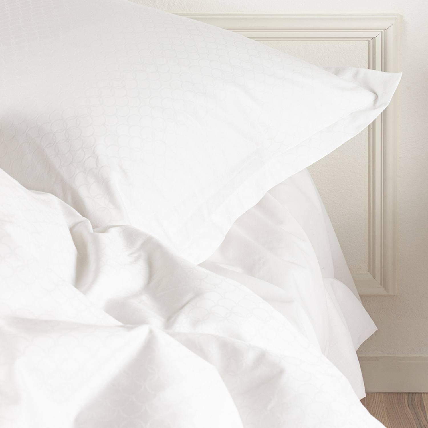 Allergivenligt sengetøj Opal Hvid (høj TC - 300)