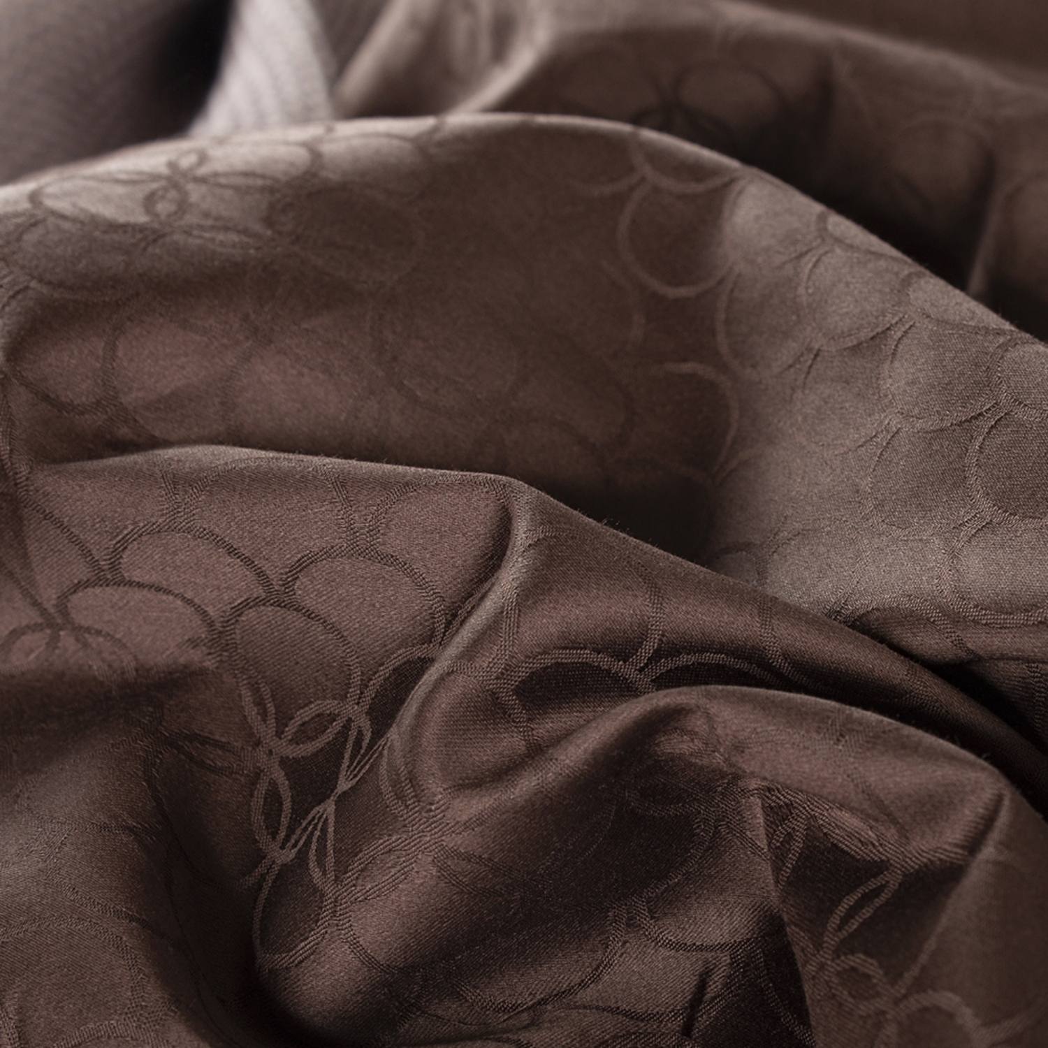 Allergivenligt sengetøj Opal Mocca (høj TC - 300)