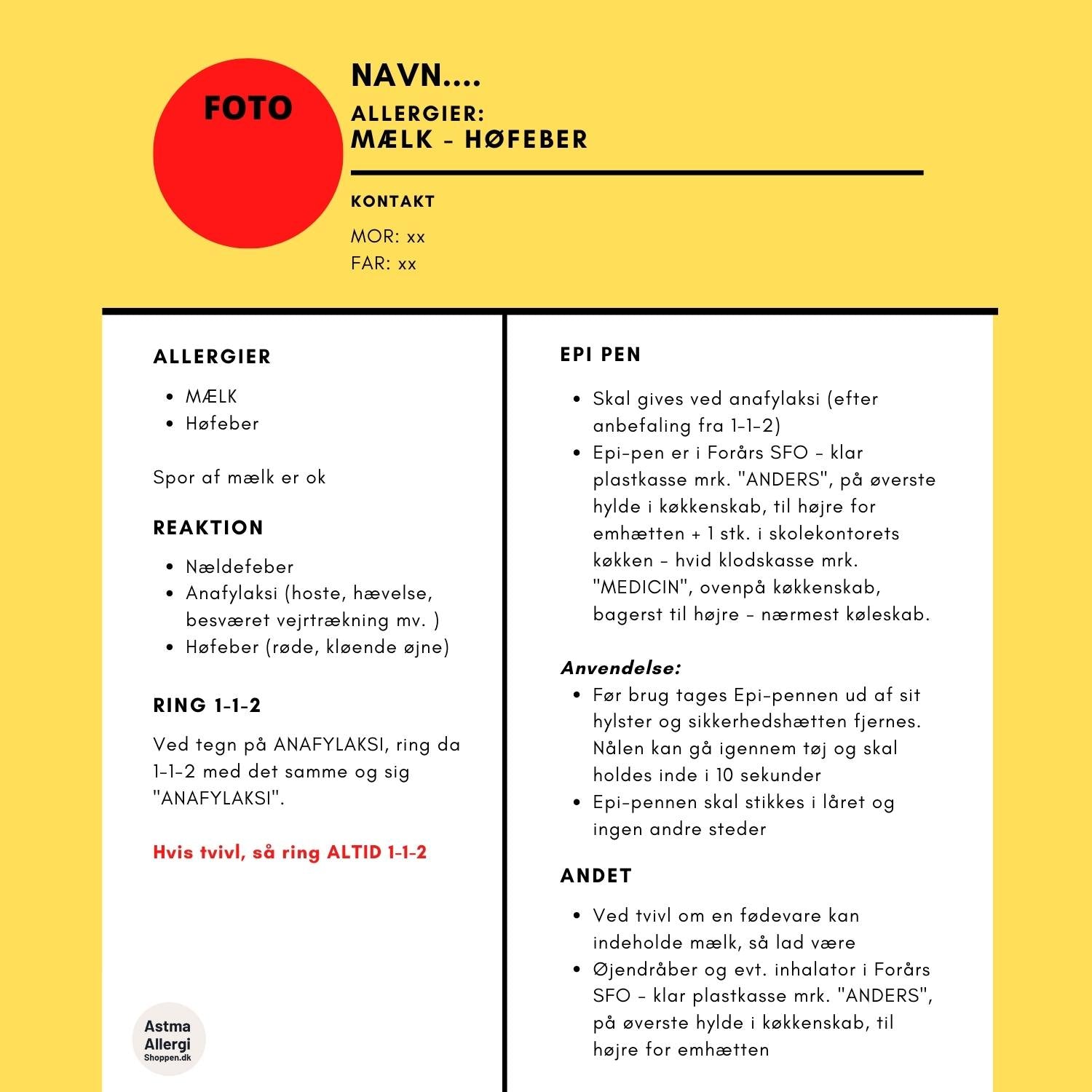 Oplysningsplakat til skole og institution (PDF)