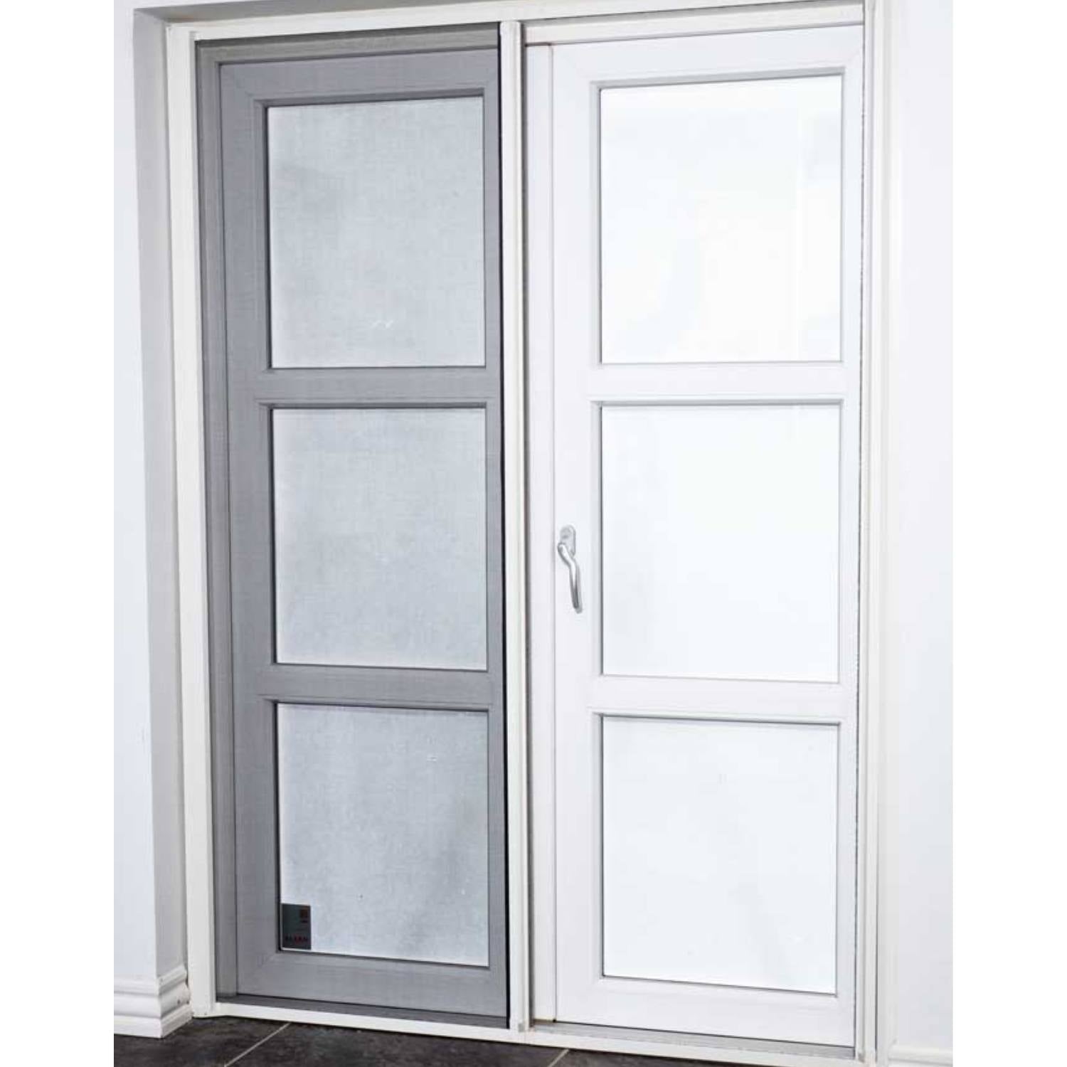 Pollennet til dobbelt rulledør, Hvid