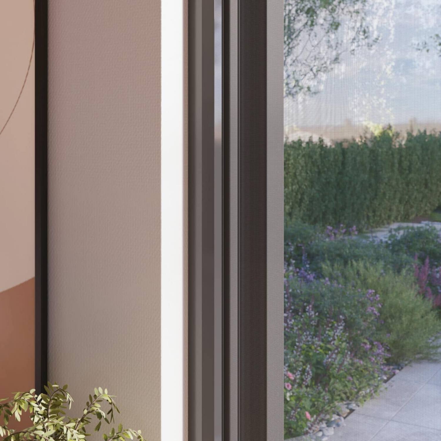 Pollennet til dobbelt rulledør, Antracitgrå