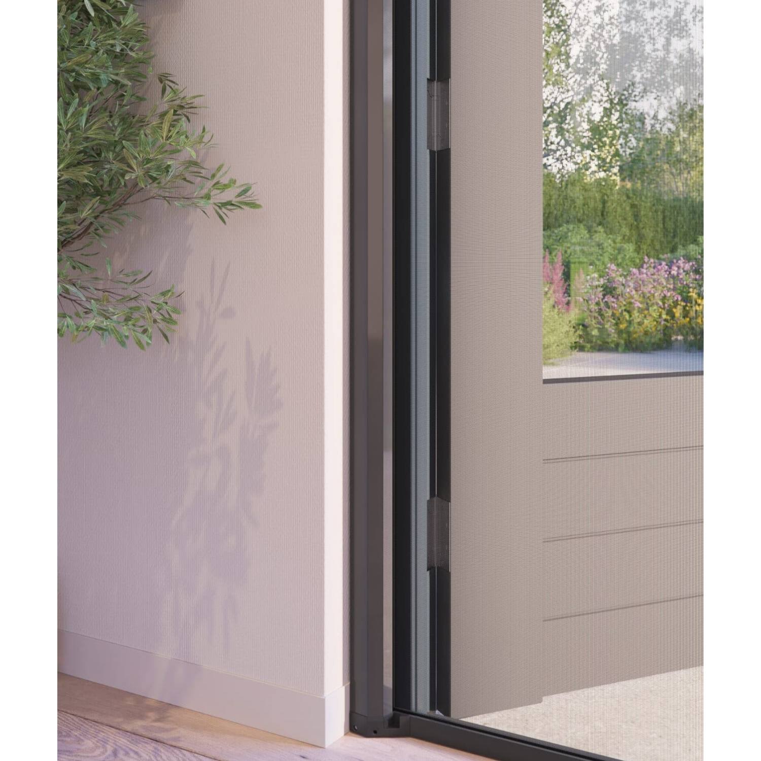 Pollennet til rulledør, Sort