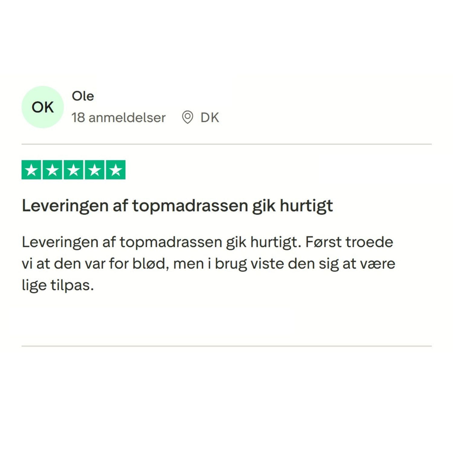 Topmadras økologisk naturlatex