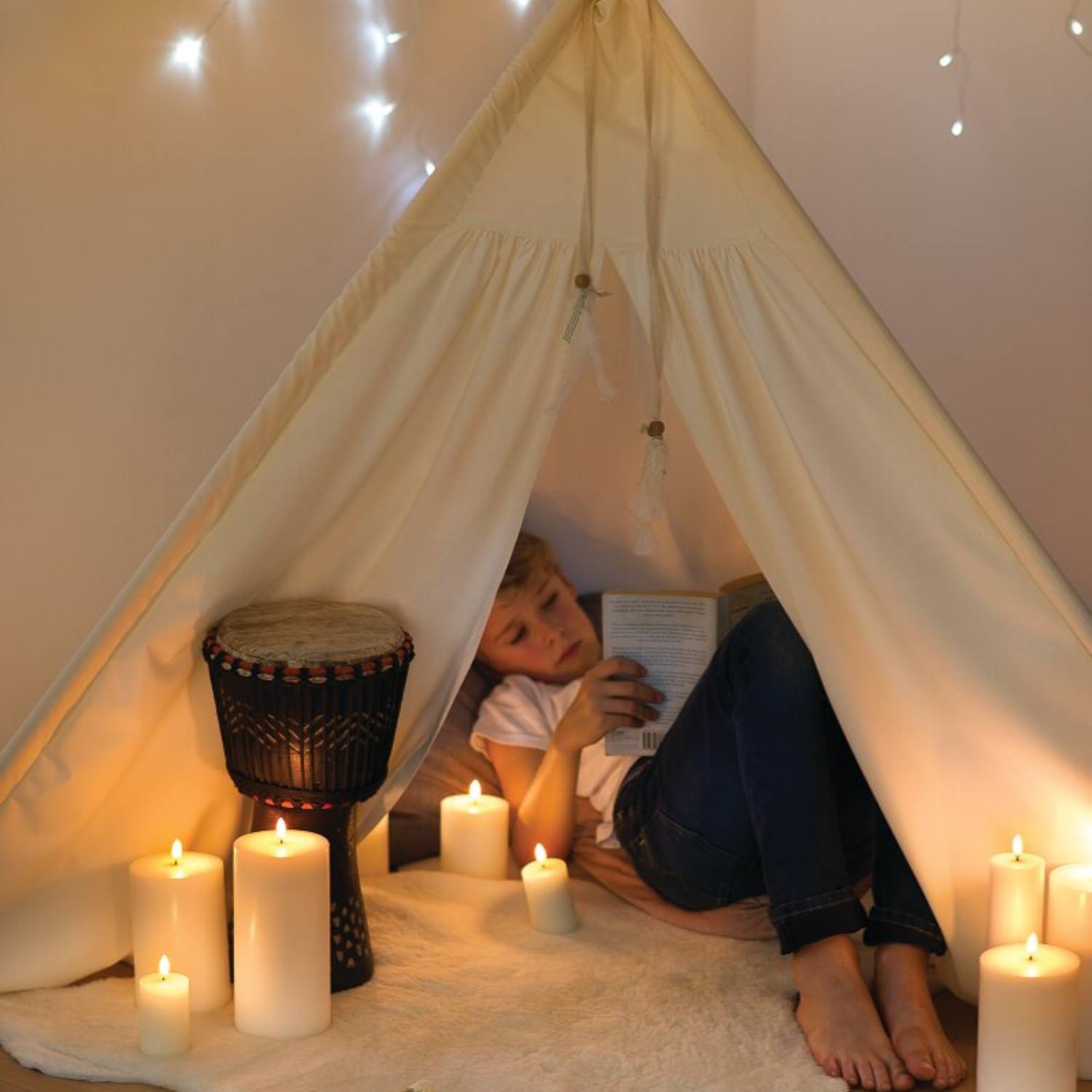 UYUNI LED fyrfadslys 3.8 x 2 cm