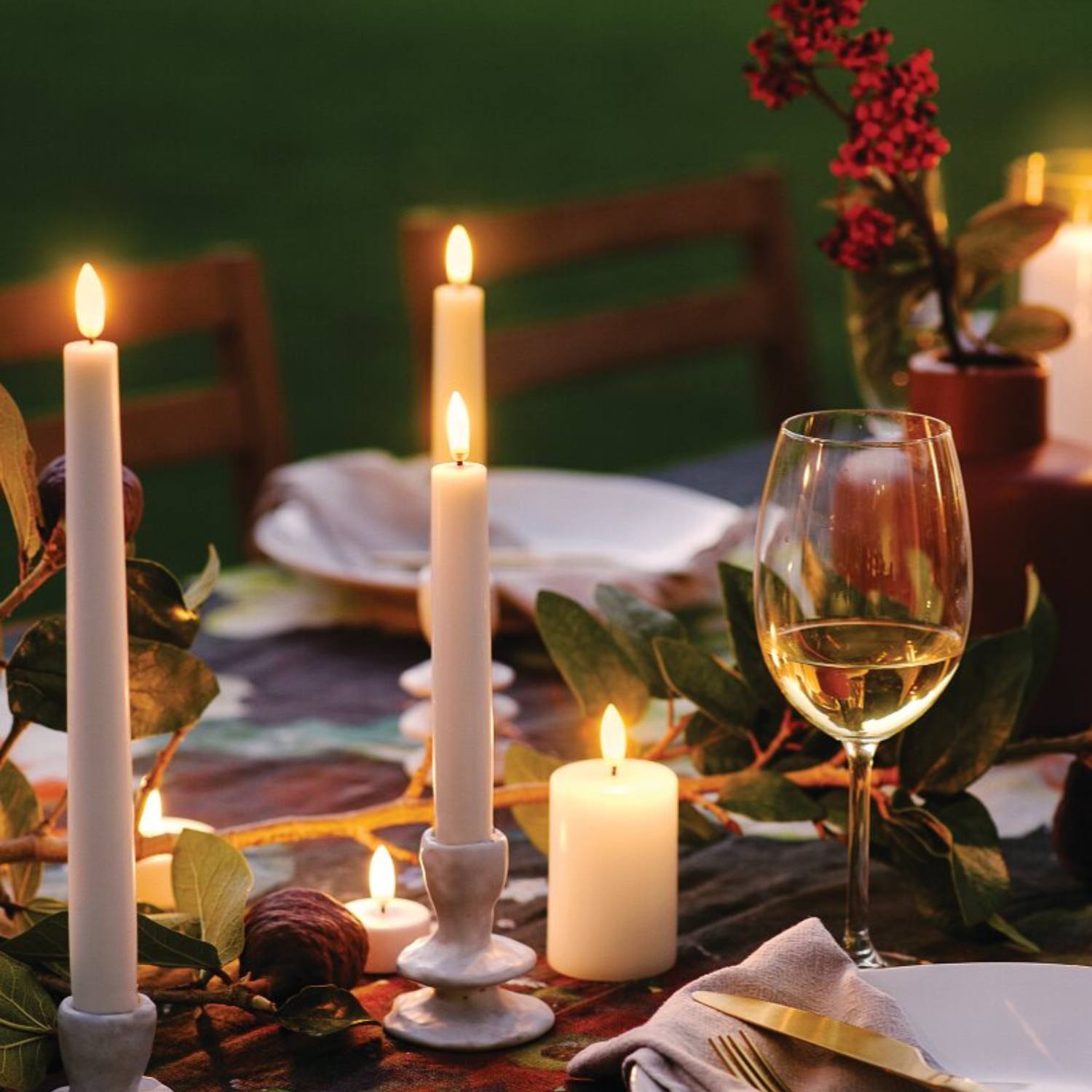 UYUNI LED fyrfadslys Maxi 6,1 x 2 cm.