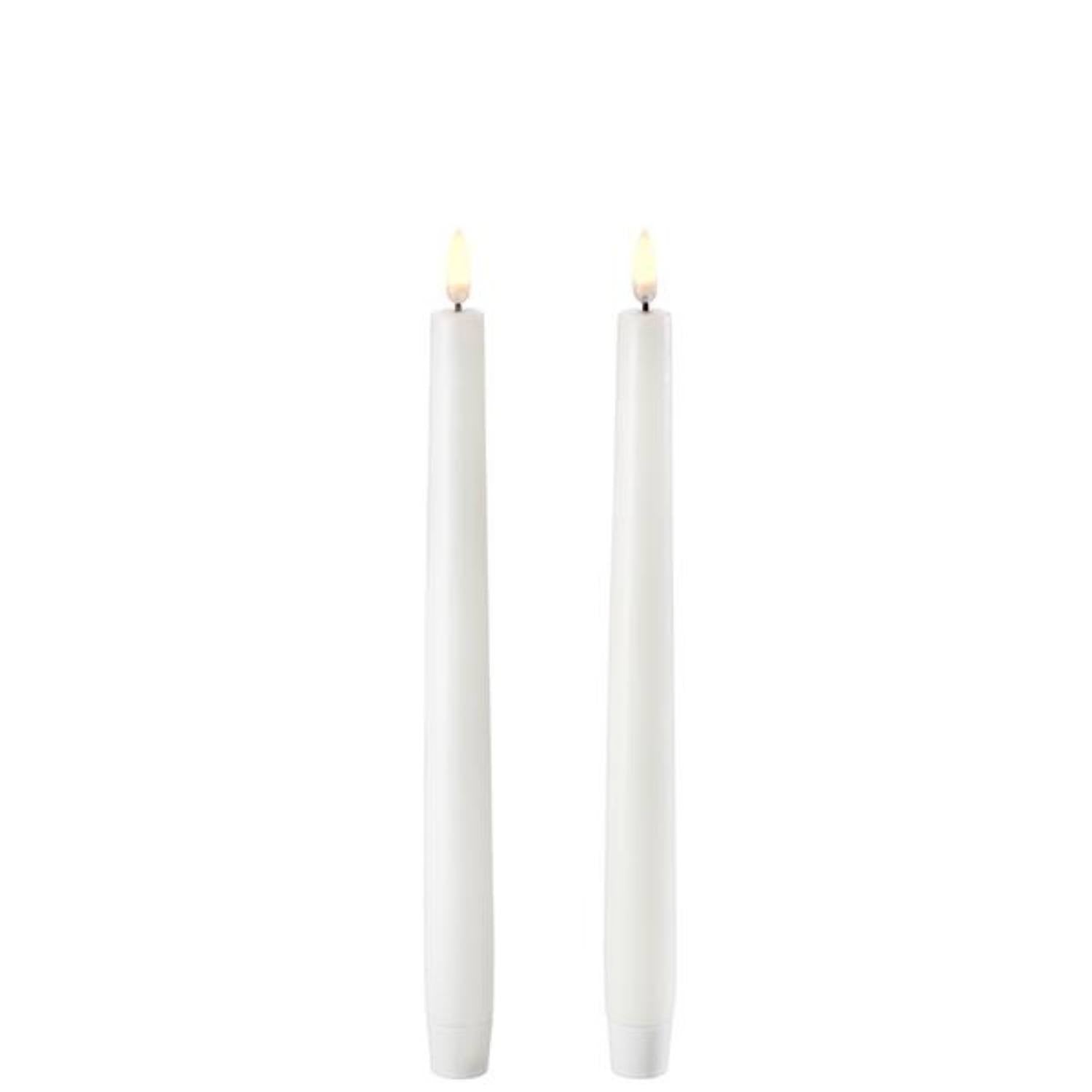 UYUNI LED kronelys, 2 stk. 25 cm.