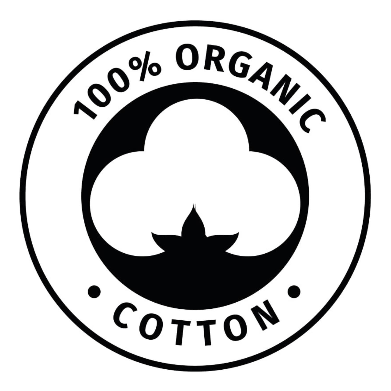 100% organic cotton
