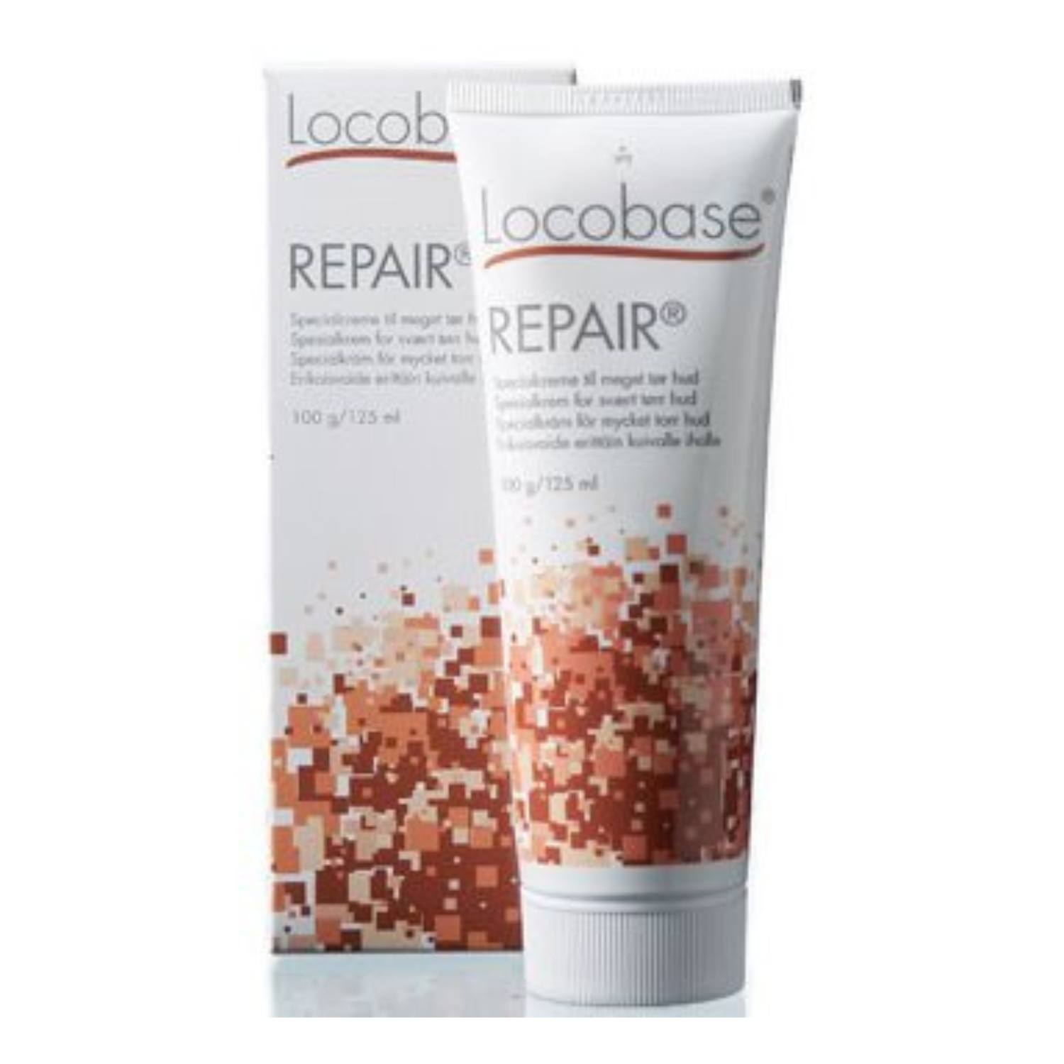 Locobase repair creme 63% fedt (genopbygger huden), 100 g.