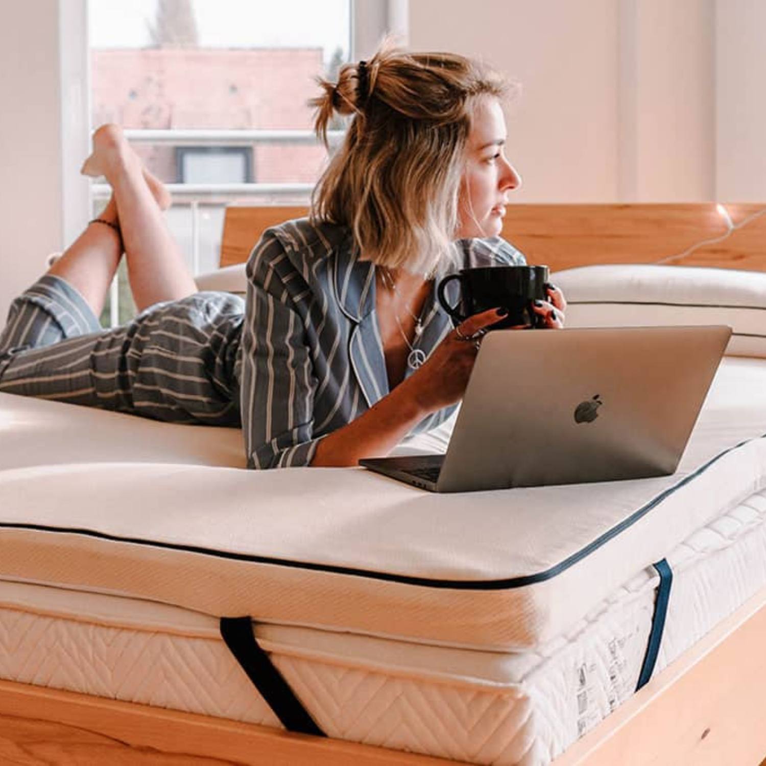 Topmadras økologisk naurlatex Una