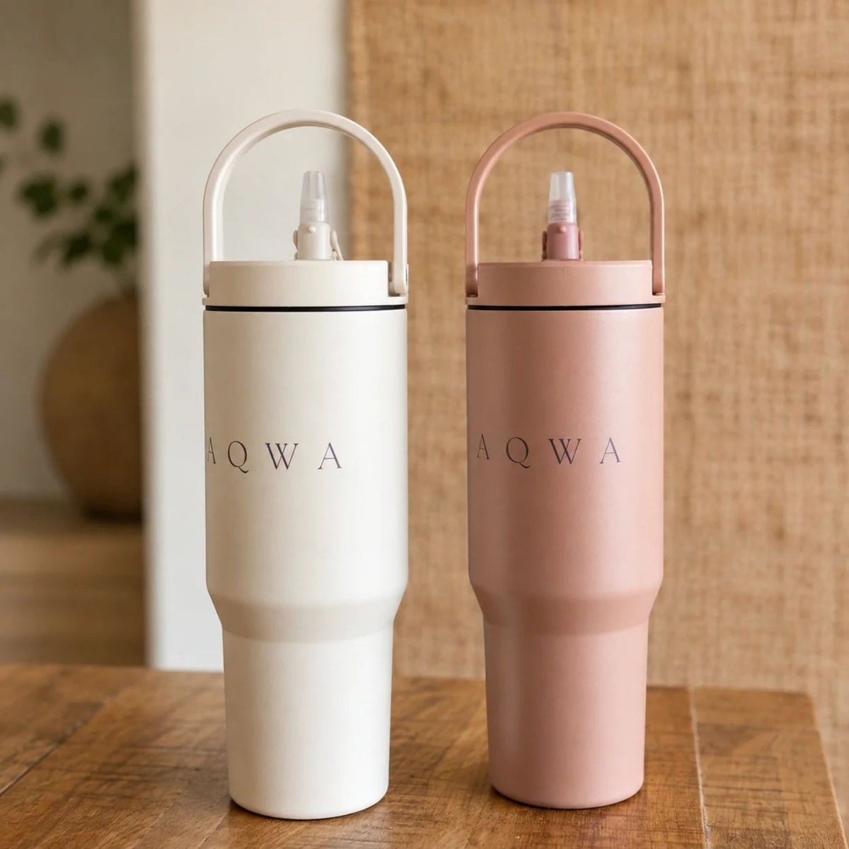 AQWA Go Termokop – BPA-fri & testet til fødevarekontakt - Sand 950 ml