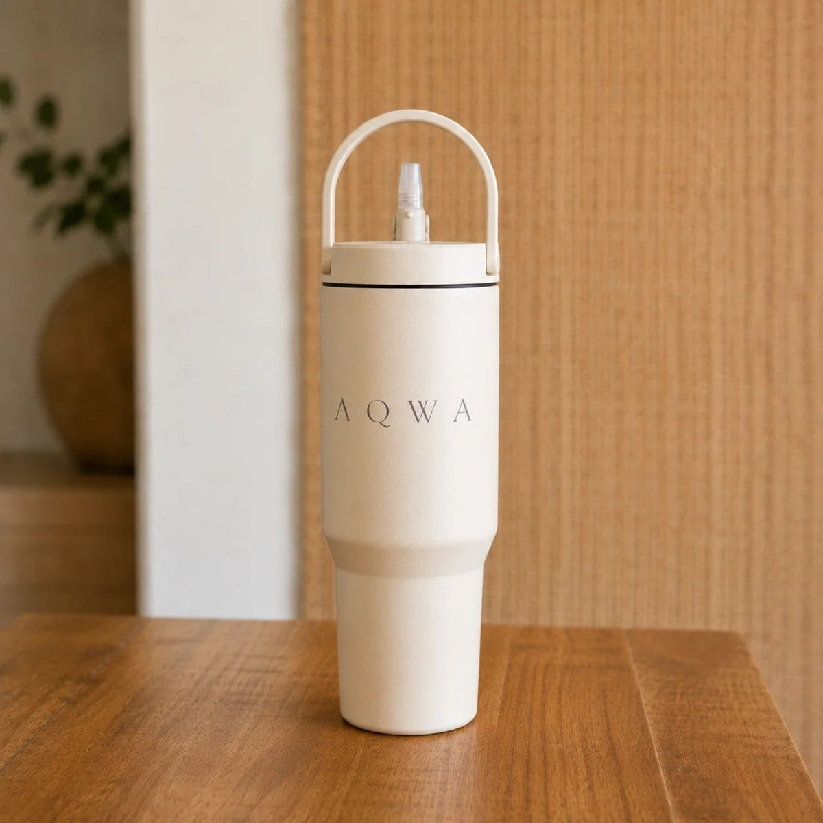 AQWA Go Termokop – BPA-fri & testet til fødevarekontakt - Sand 950 ml