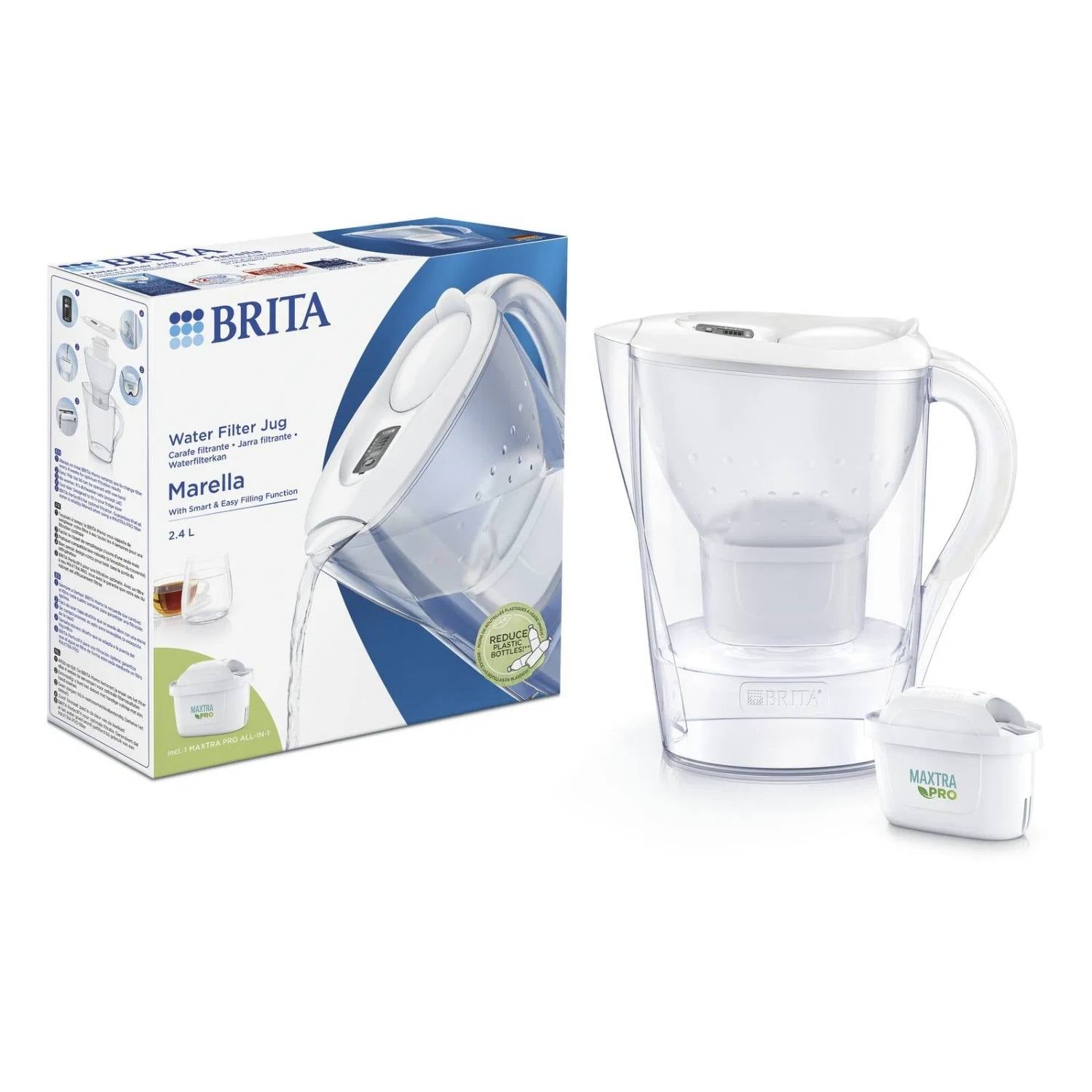Brita Marella Kande Vandfilter Hvid