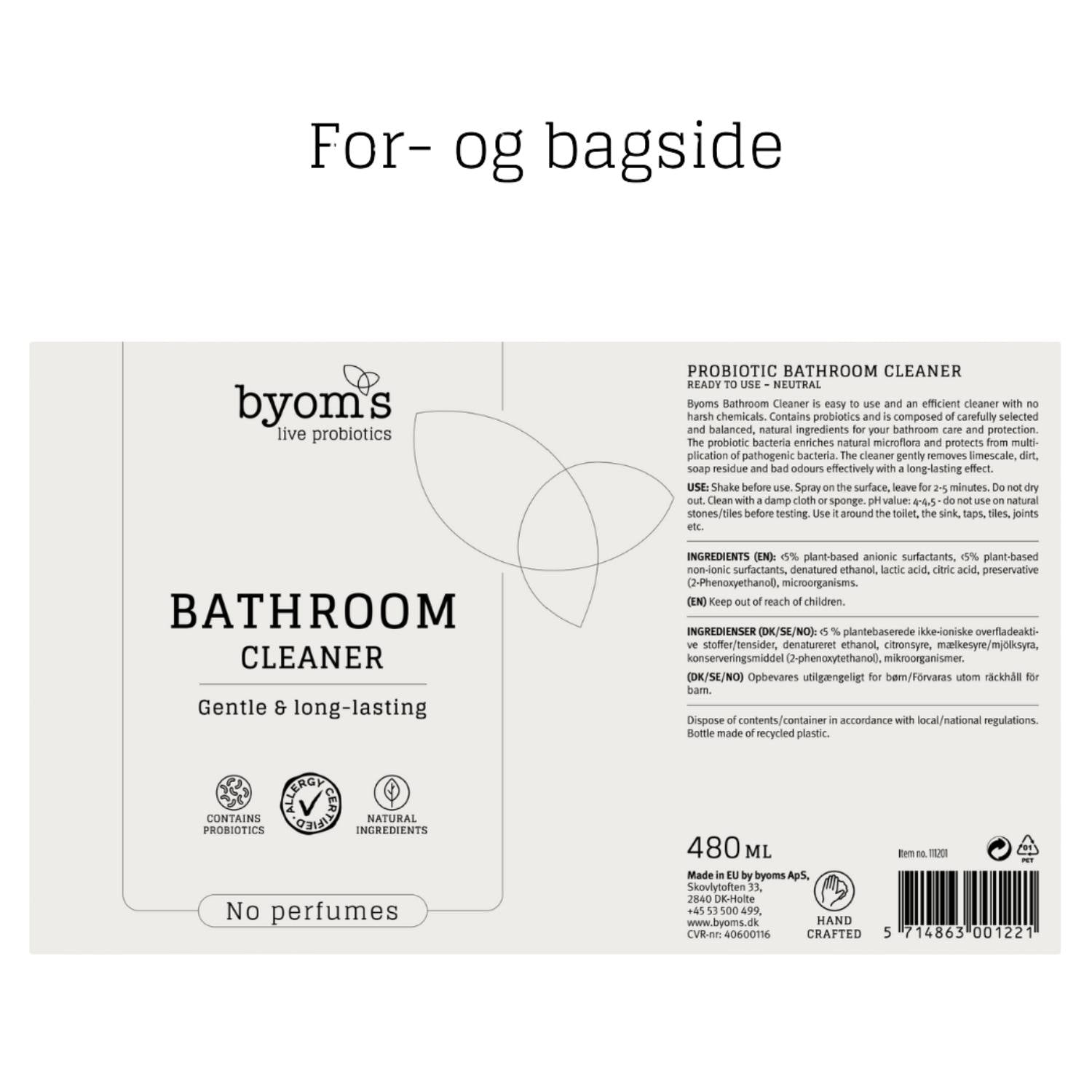 Badeværelsesrengøring, Probiotic