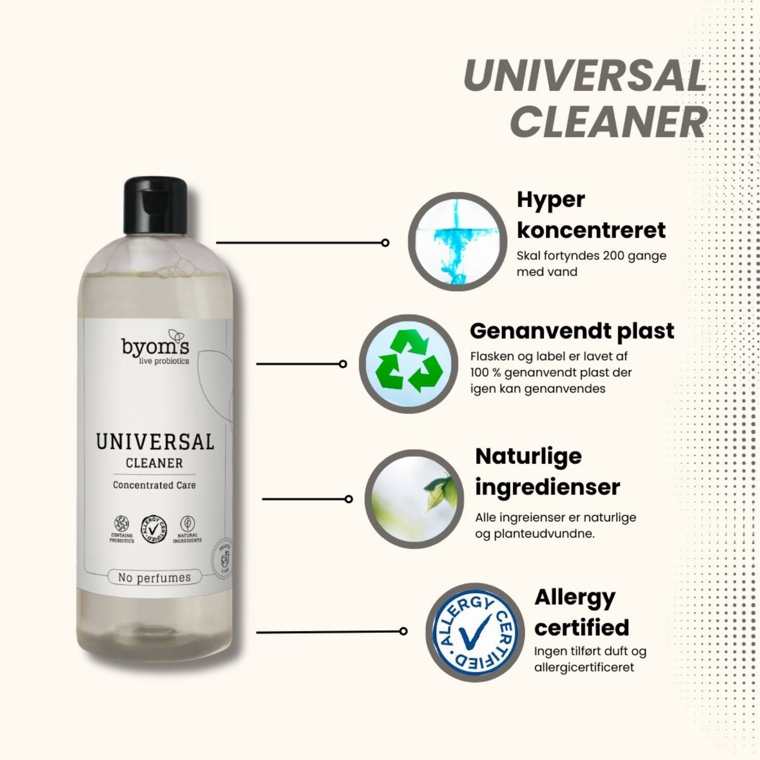 Universalrengøring, Probiotic