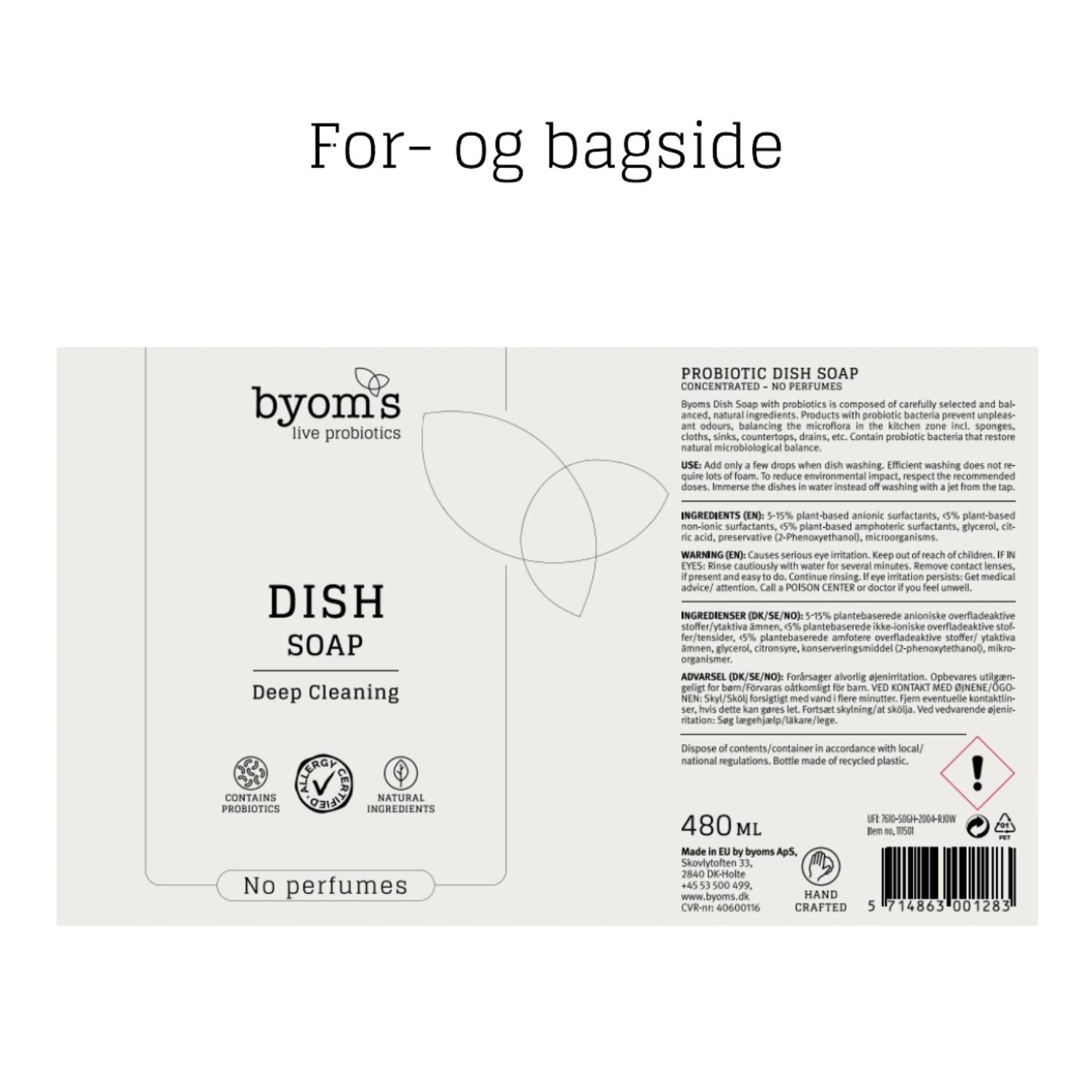 Opvaskemiddel, Probiotic