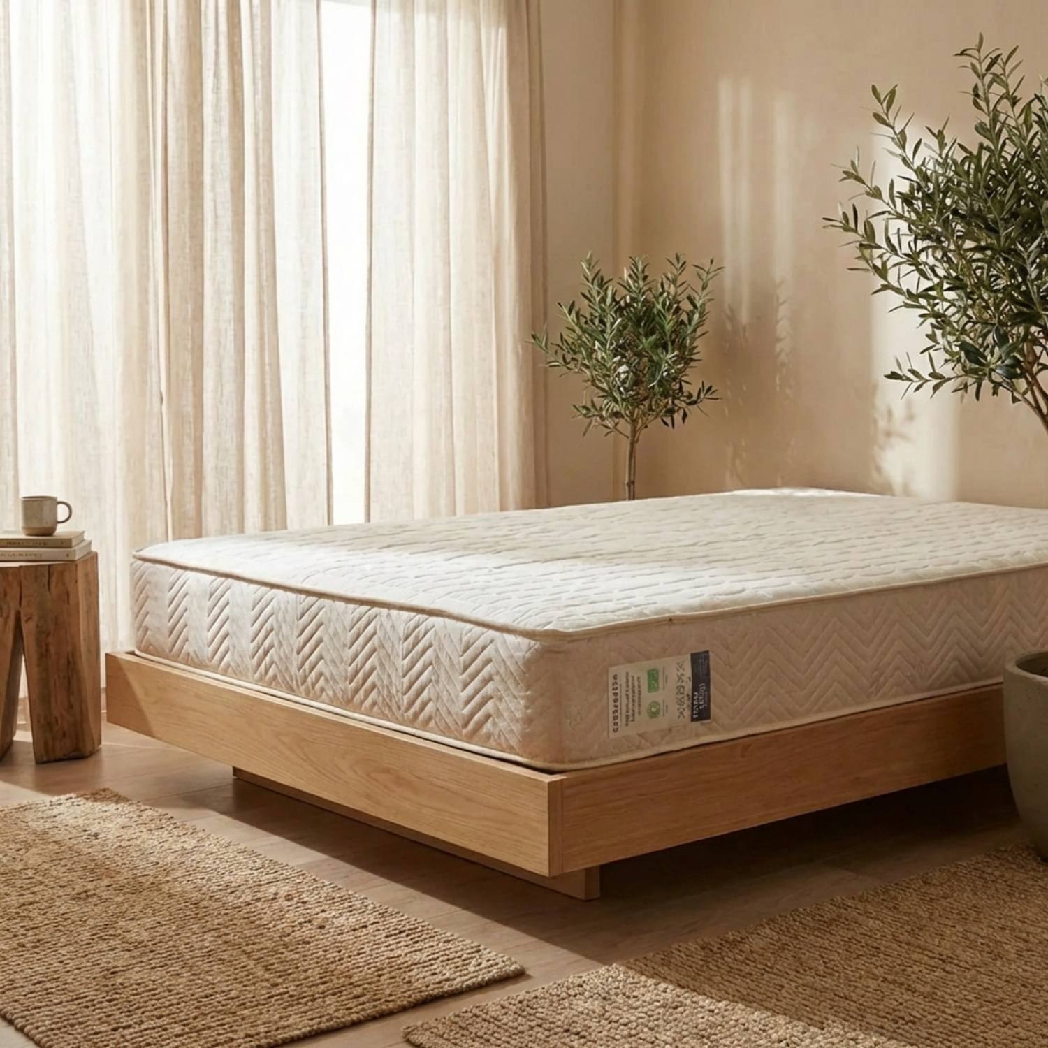 EcoBreathe madras økologisk naturlatex - 1 zone