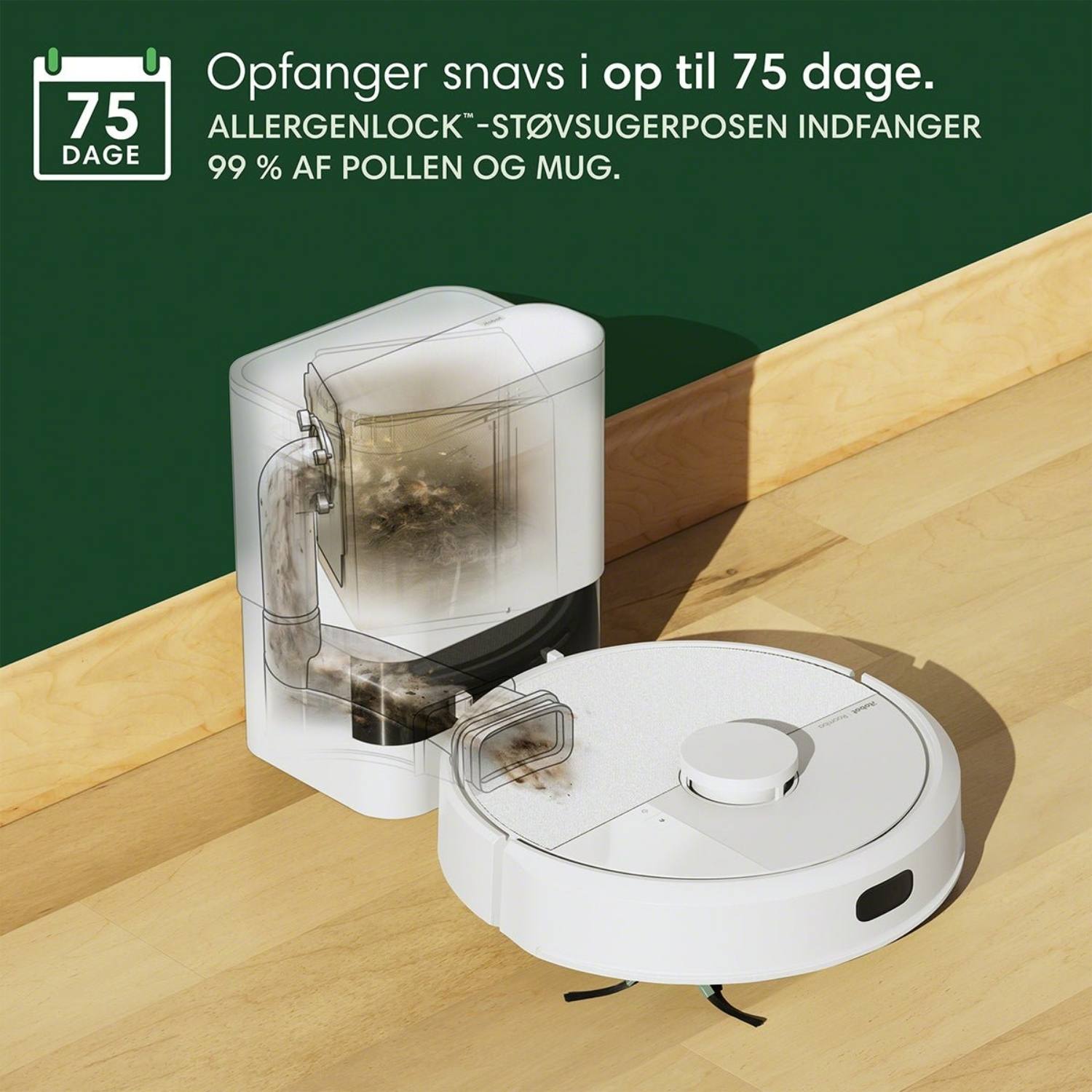 IRobot Roomba Combo 105+ med AutoDock Hvid