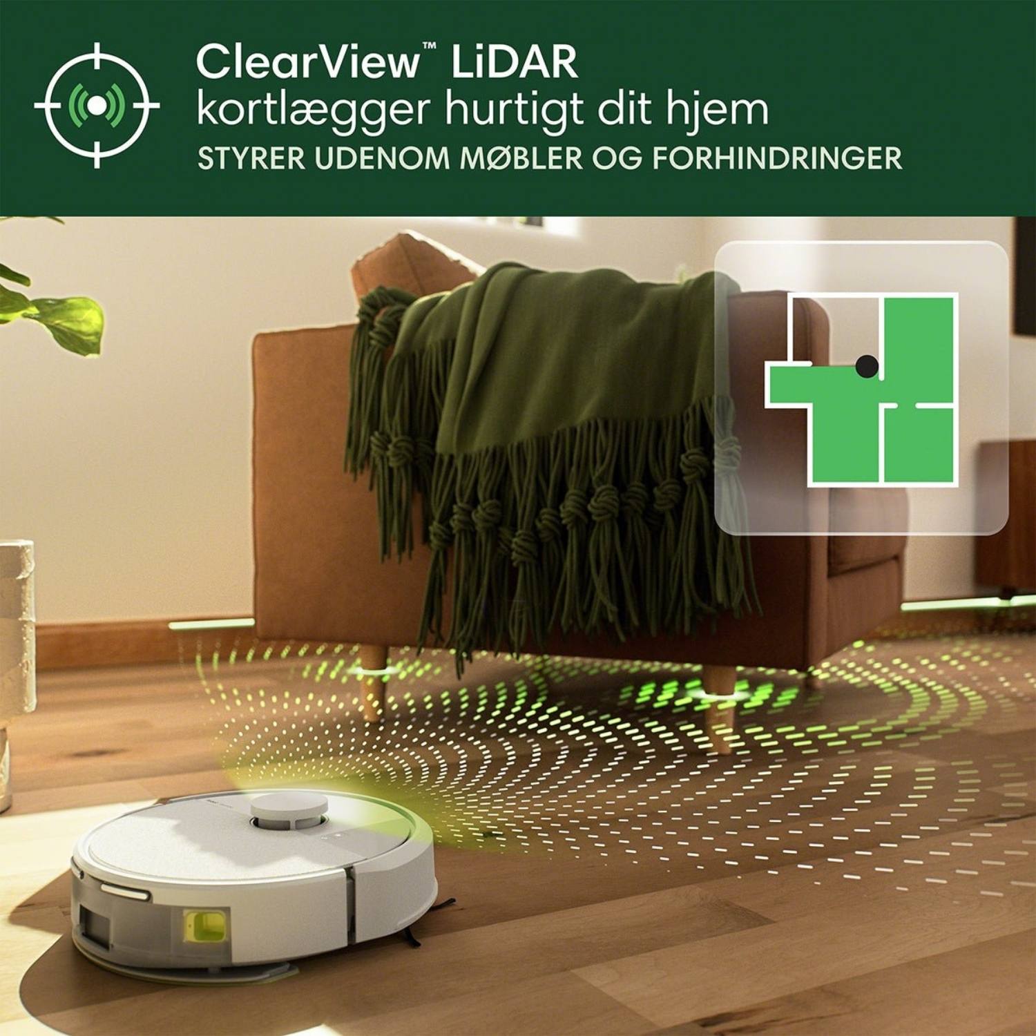 IRobot Roomba Combo 105+ med AutoDock Hvid
