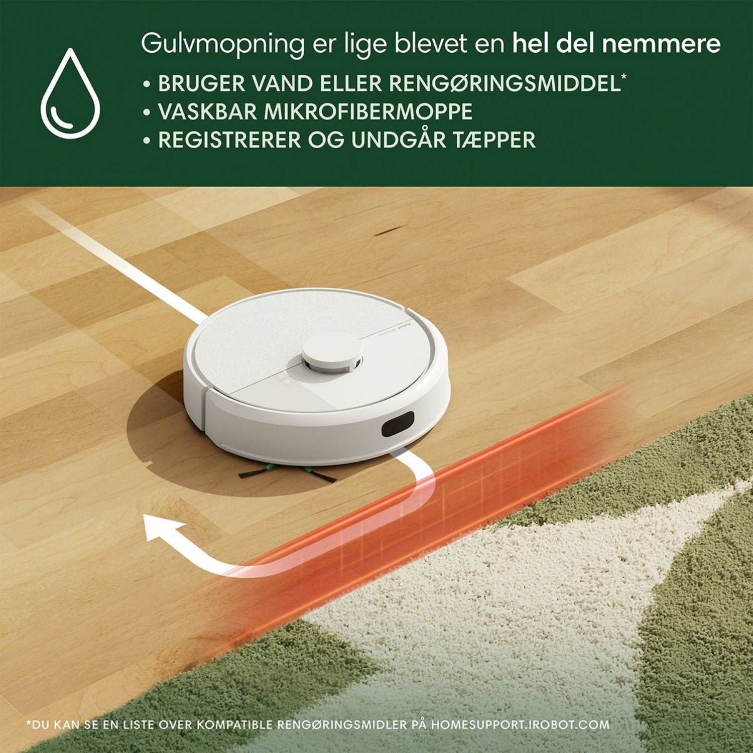 IRobot Roomba Combo 105+ med AutoDock Hvid