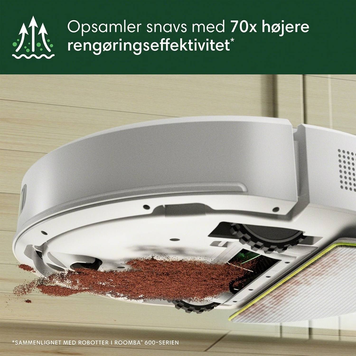 IRobot Roomba Combo 105+ med AutoDock Hvid