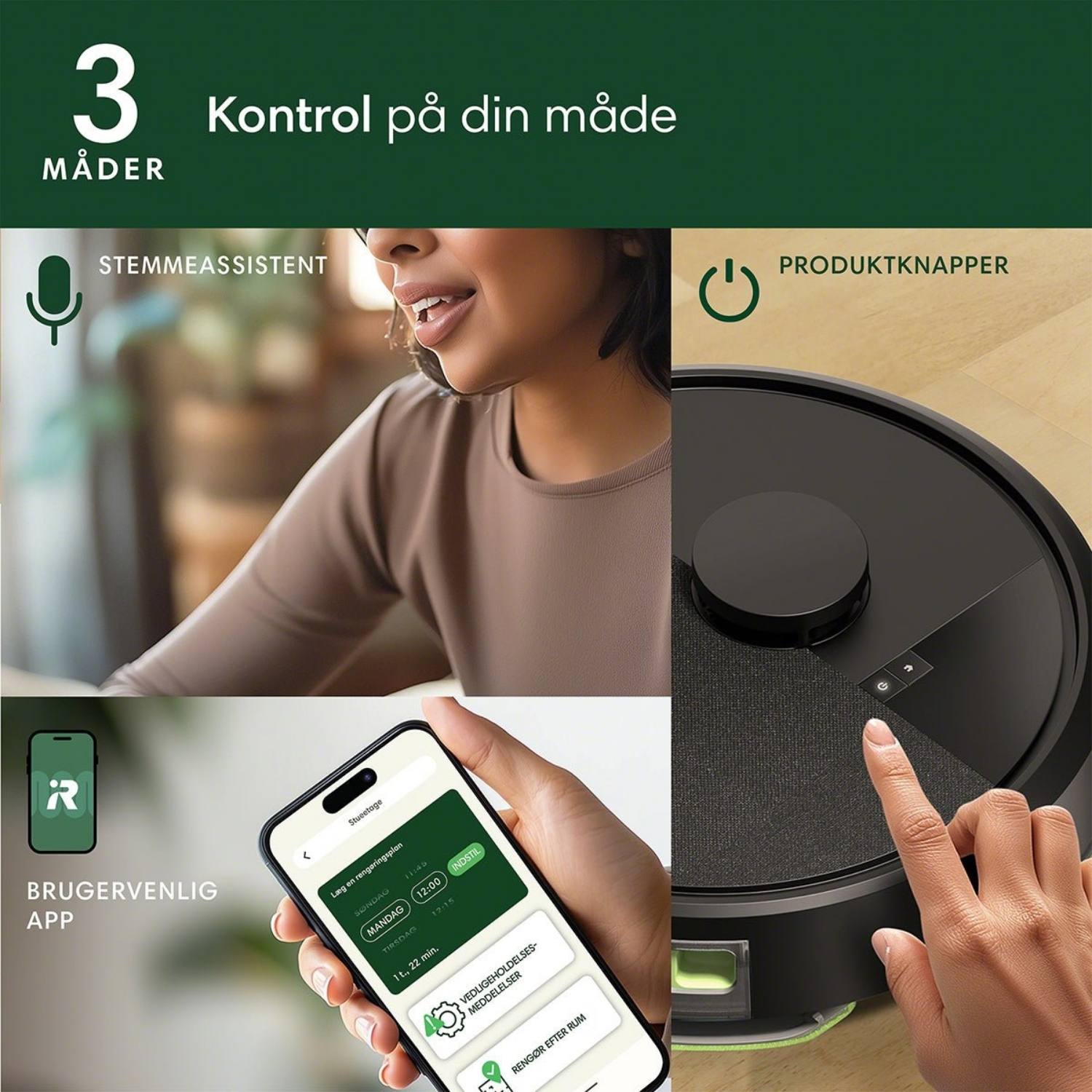 IRobot Roomba Combo 105+ med AutoDock Sort