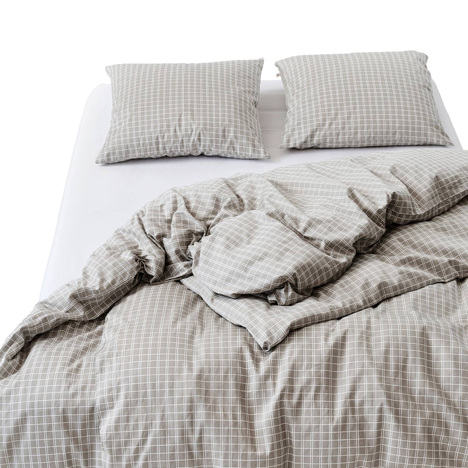 Allergivenligt sengetøj Snooze Beige Økologisk GOTS (høj TC - 300)