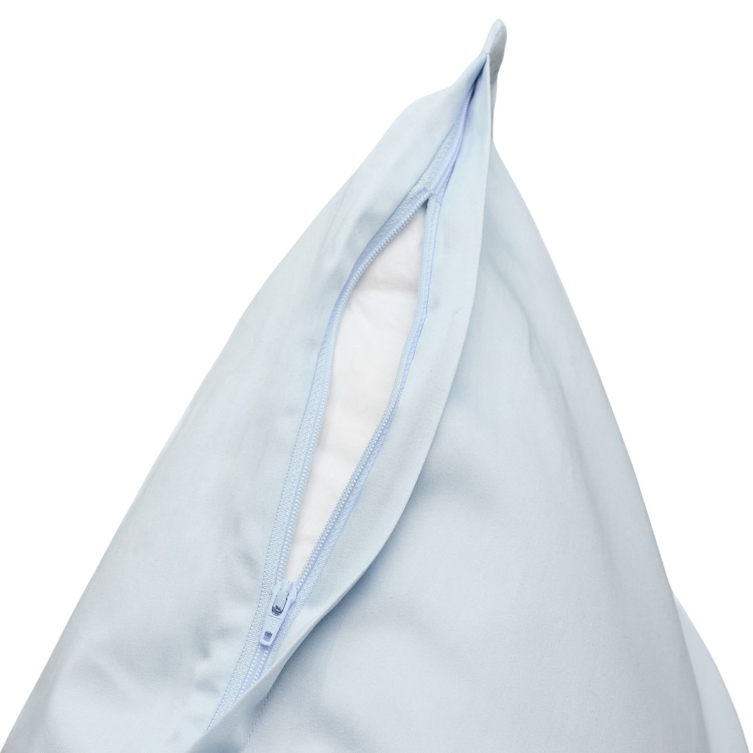 Allergivenligt sengetøj Egyptisk bomuld Sky Blue (Høj TC - 400)