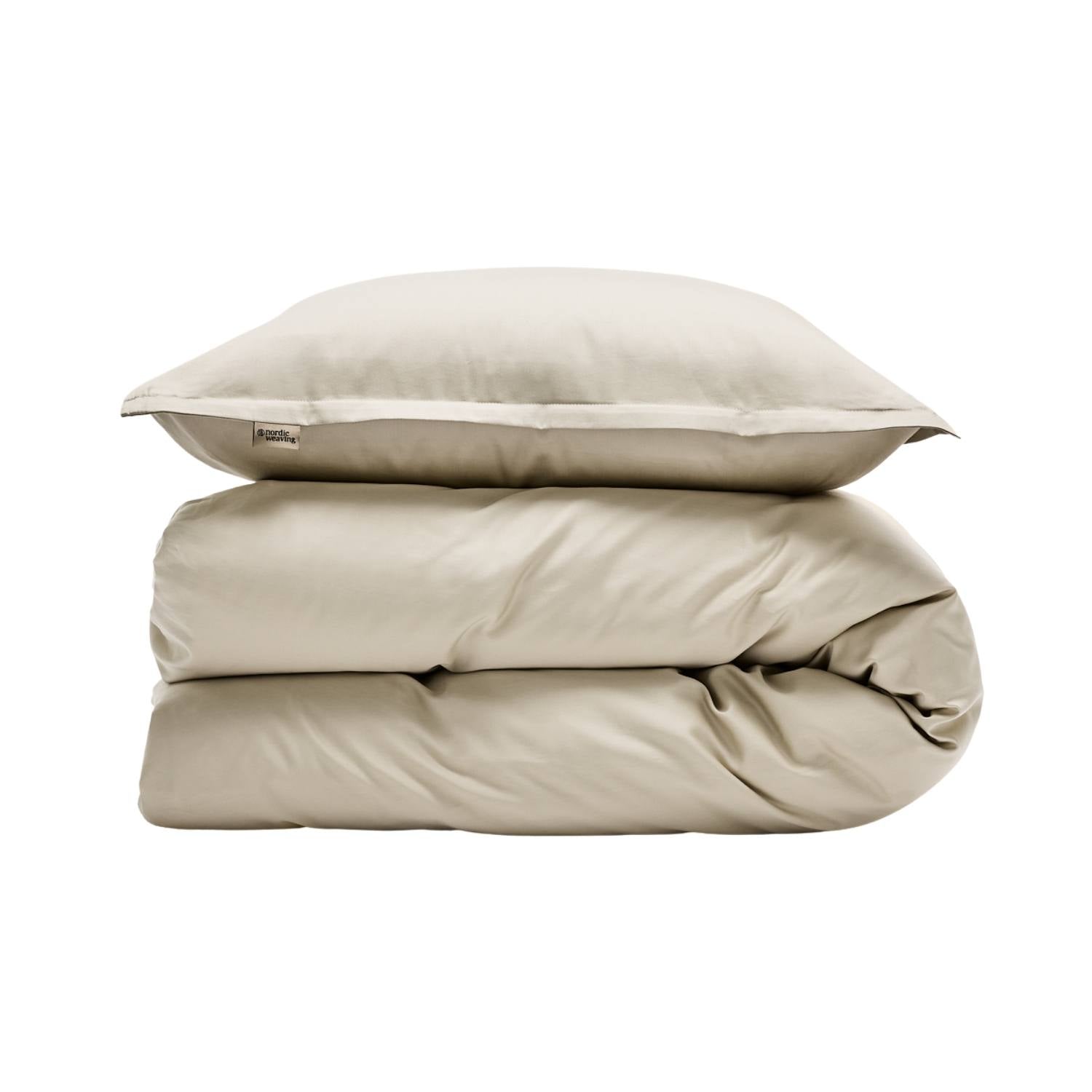 Allergivenligt sengetøj Egyptisk bomuld Sand (Høj TC - 400)