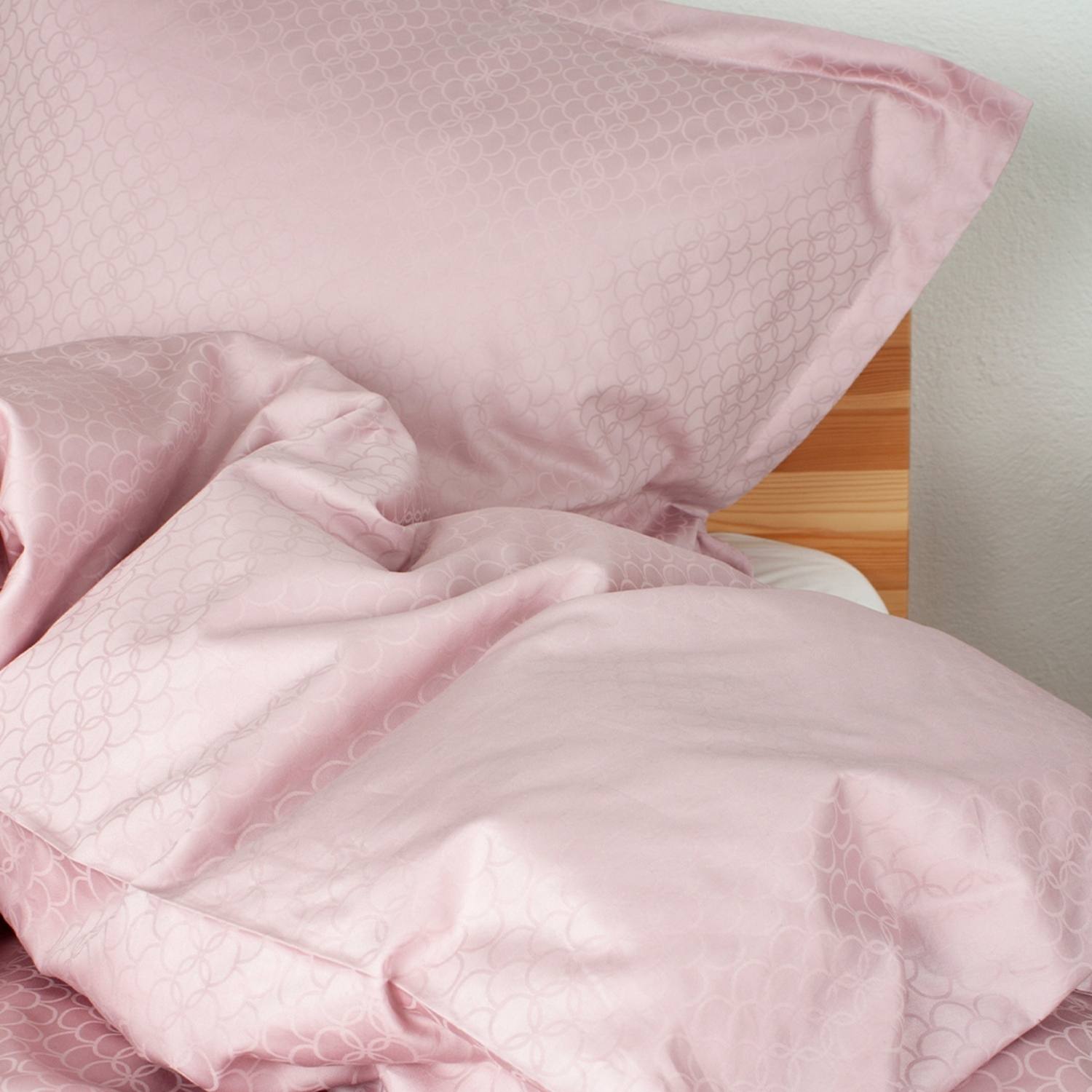 Allergivenligt sengetøj Opal Rose (høj TC - 300)