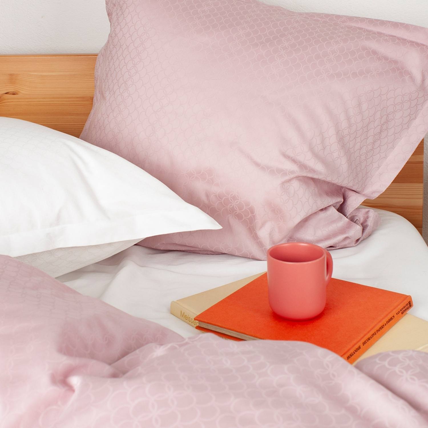 Allergivenligt sengetøj Opal Rose (høj TC - 300)