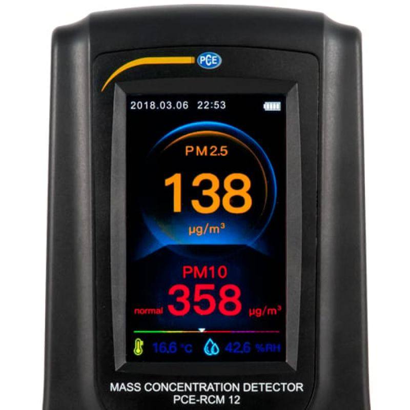 Luftkvalitetsmåler - CO₂, TVOC, PM2.5, PM10, temperatur og luftfugtighed