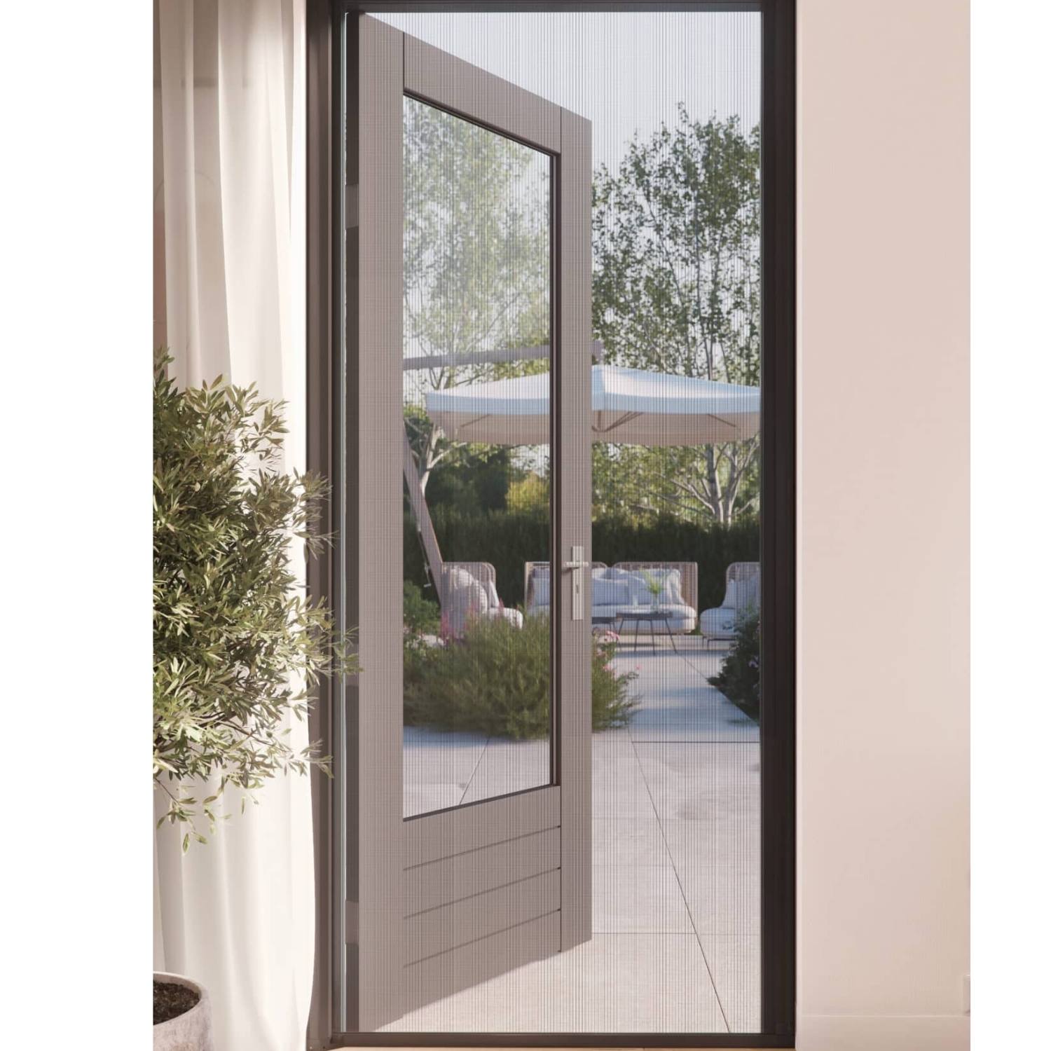 Pollennet til rulledør, Sort